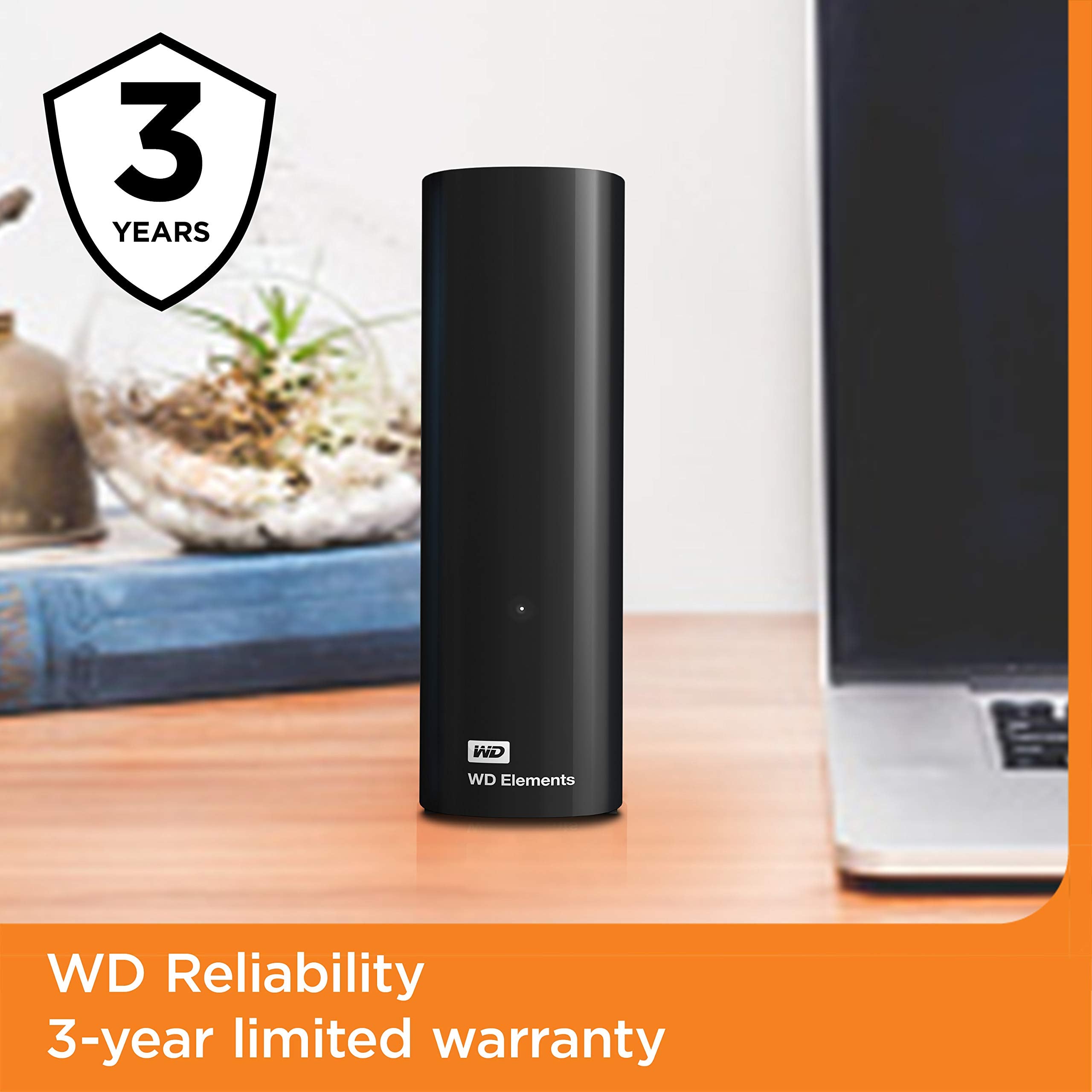 WD Western Digital 8TB Elements External Hard Drive