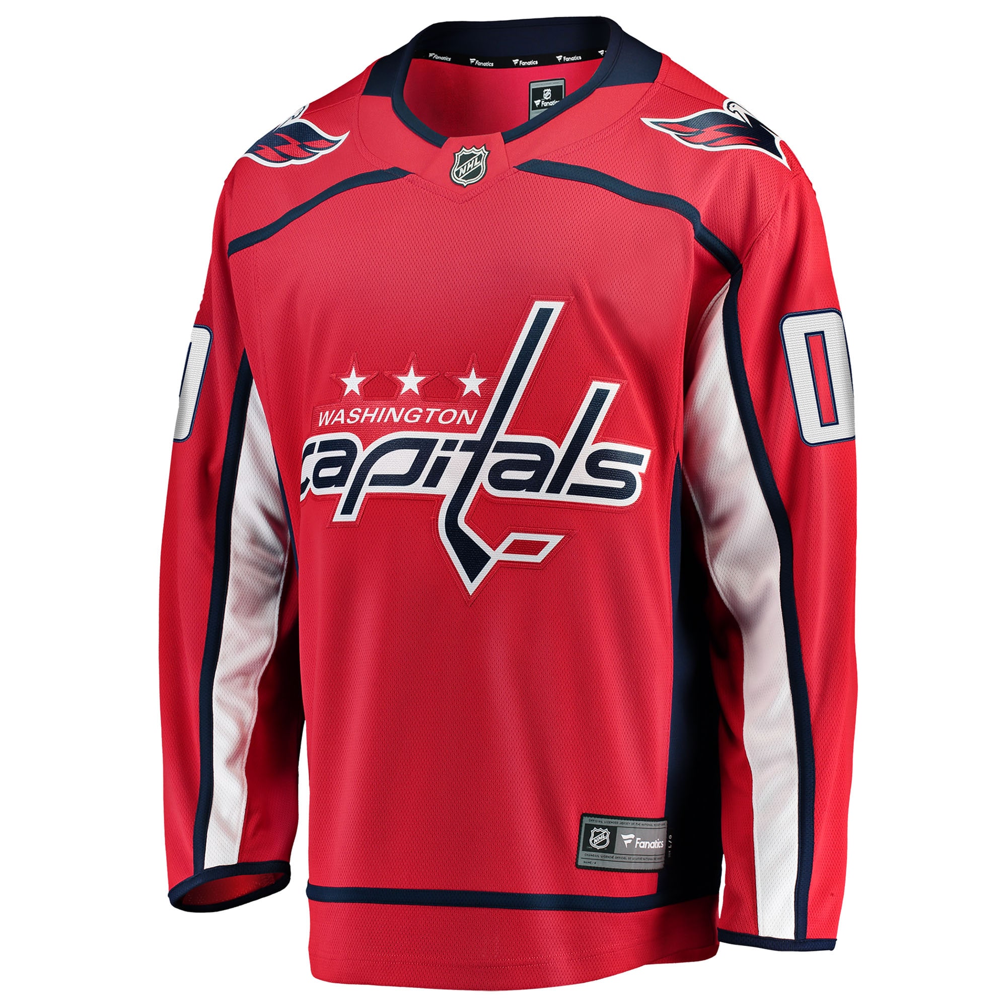 Washington Capitals Fanatics Home Breakaway Custom Jersey - Red