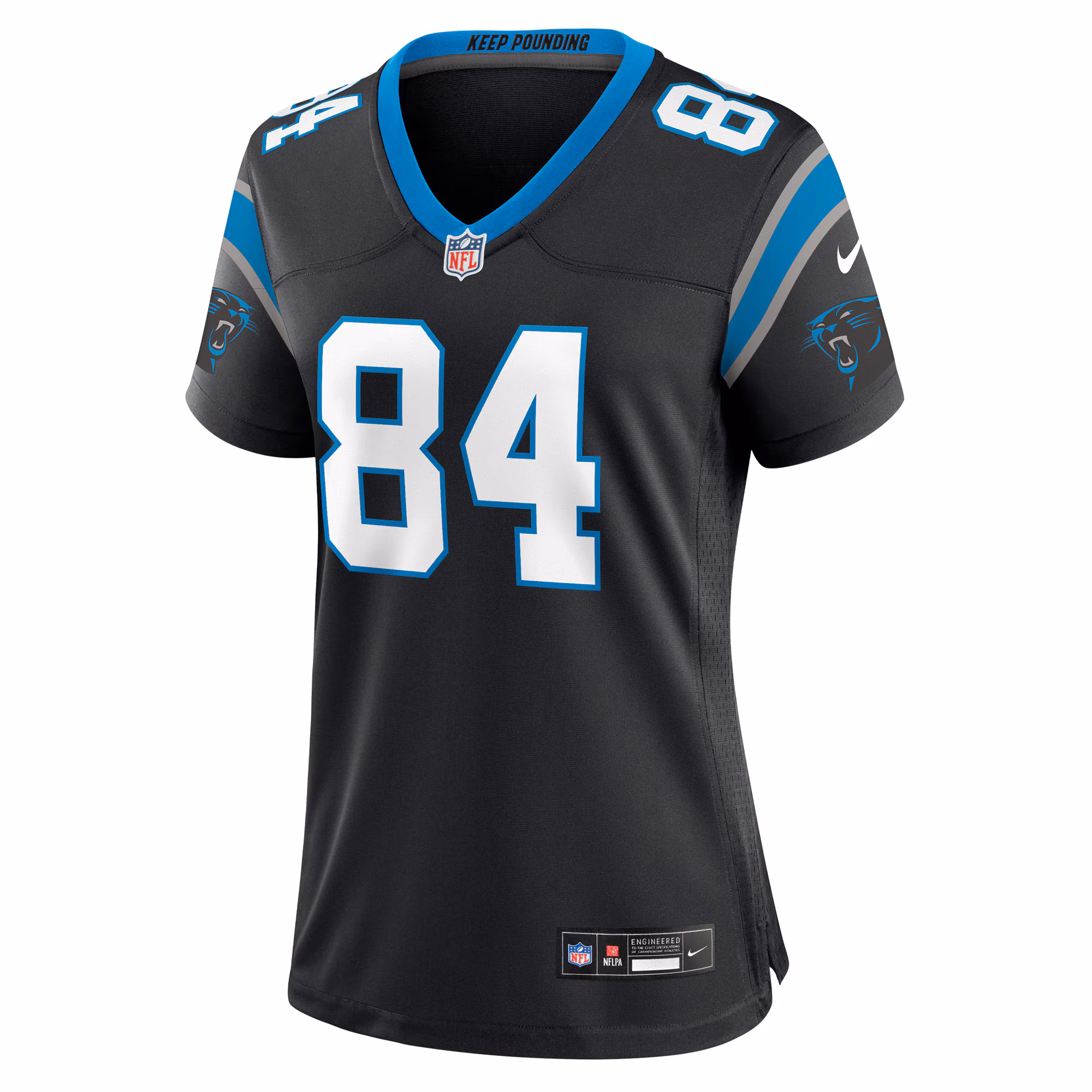 Mitchell Evans Carolina Panthers Nike Women's Team Game Jersey -  Black