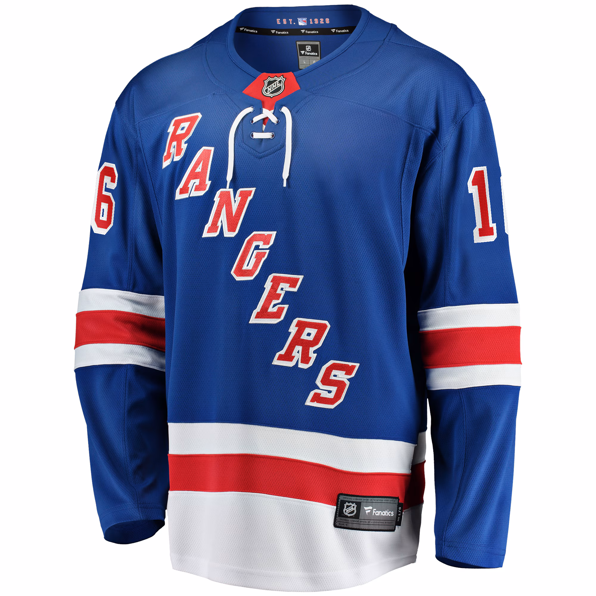 Vincent Trocheck New York Rangers Fanatics Home Breakaway Player Jersey - Blue