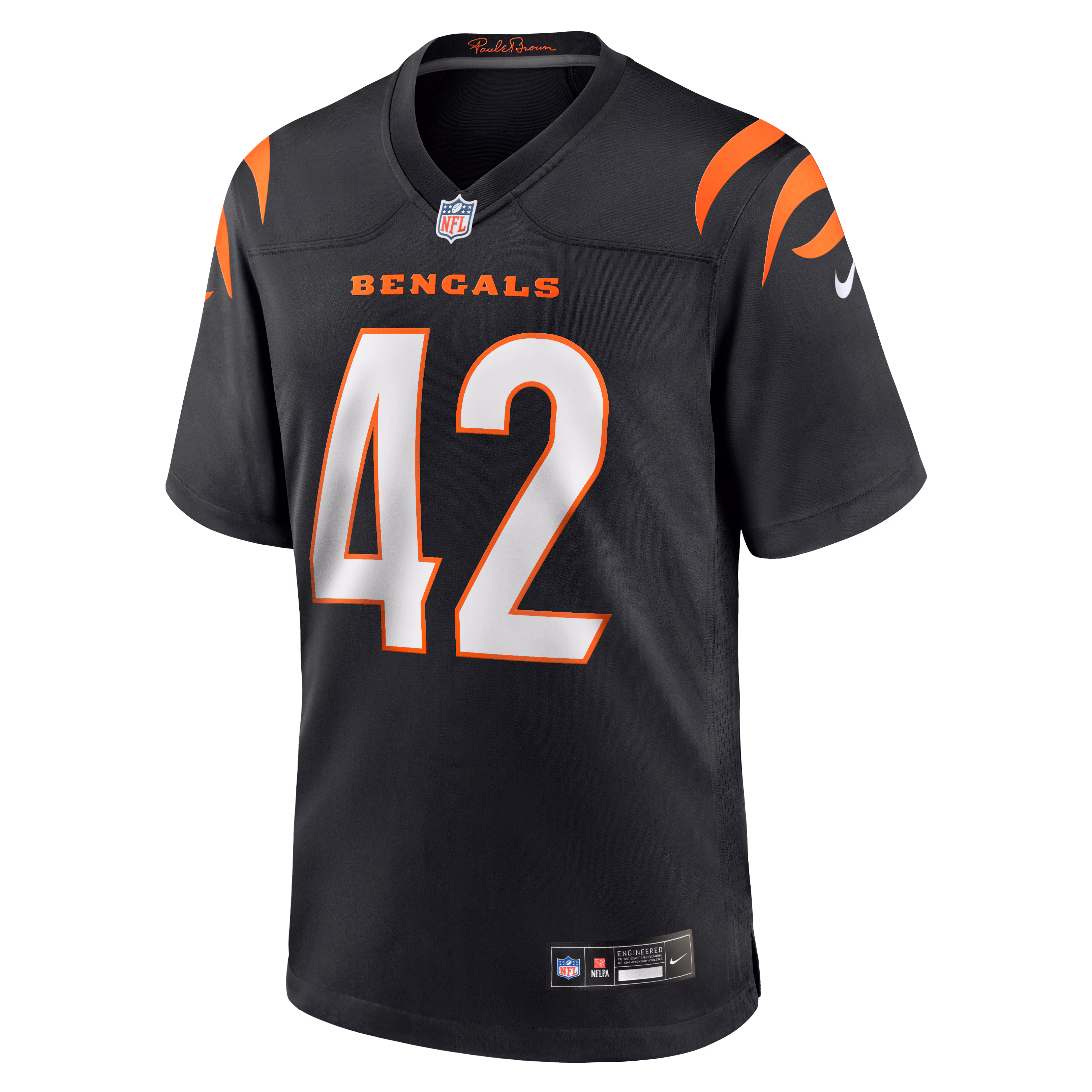 Oren Burks Cincinnati Bengals Nike Team Game Jersey -  Black
