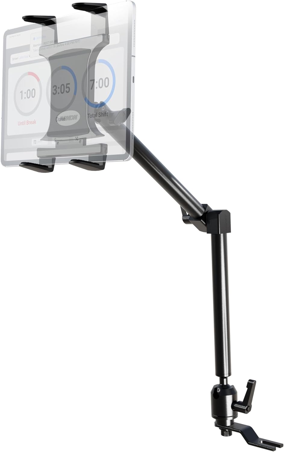 ARKON Mounts - Car Seat Rail Tablet Mount and Holder | Heavy-Duty for Car/Truck | Adjustable Angle & Height | Easy Installation & Removal | 22-inch Arm for Enhanced Accessibility & Convenience