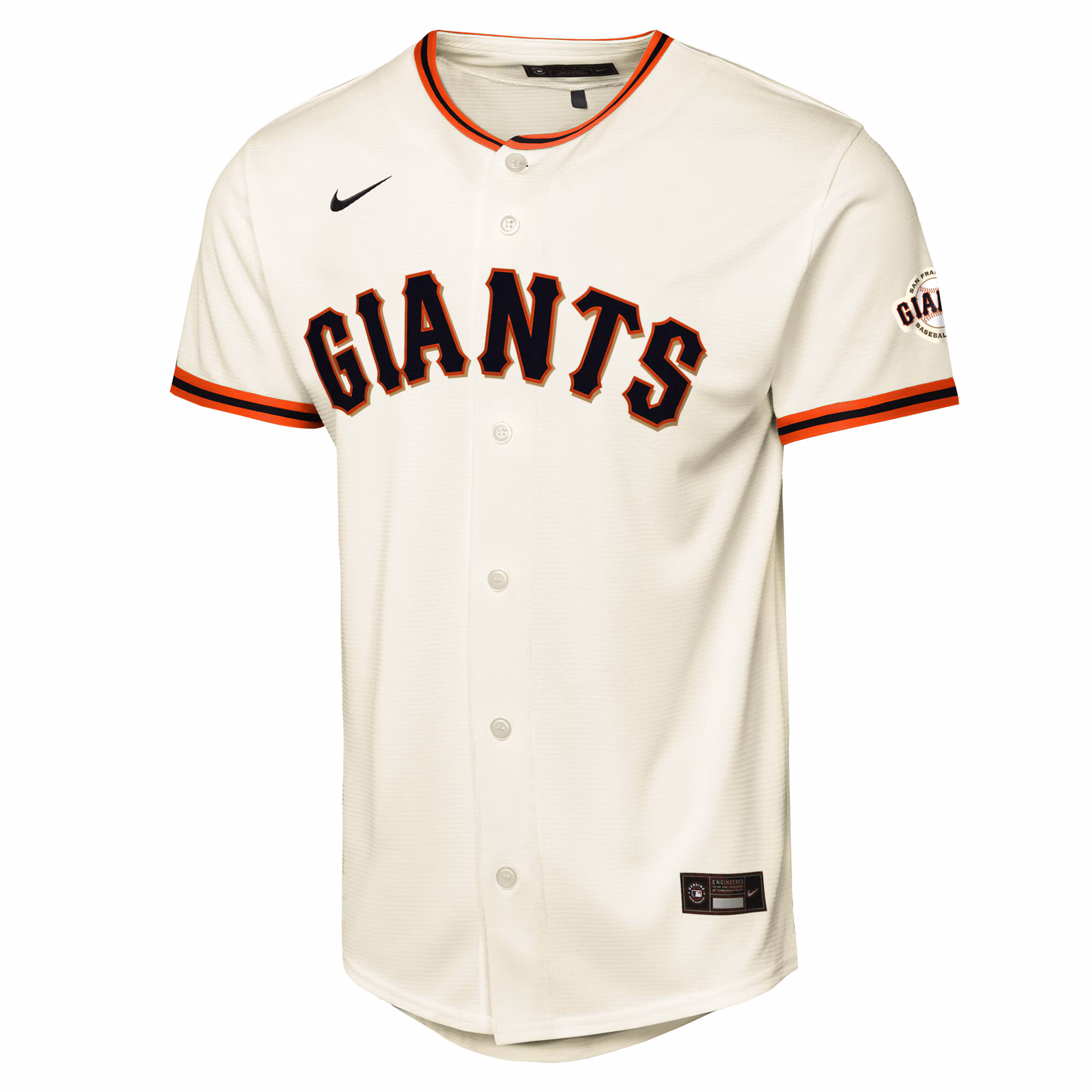 San Francisco Giants Nike Youth Home Stadium Jersey - Cream