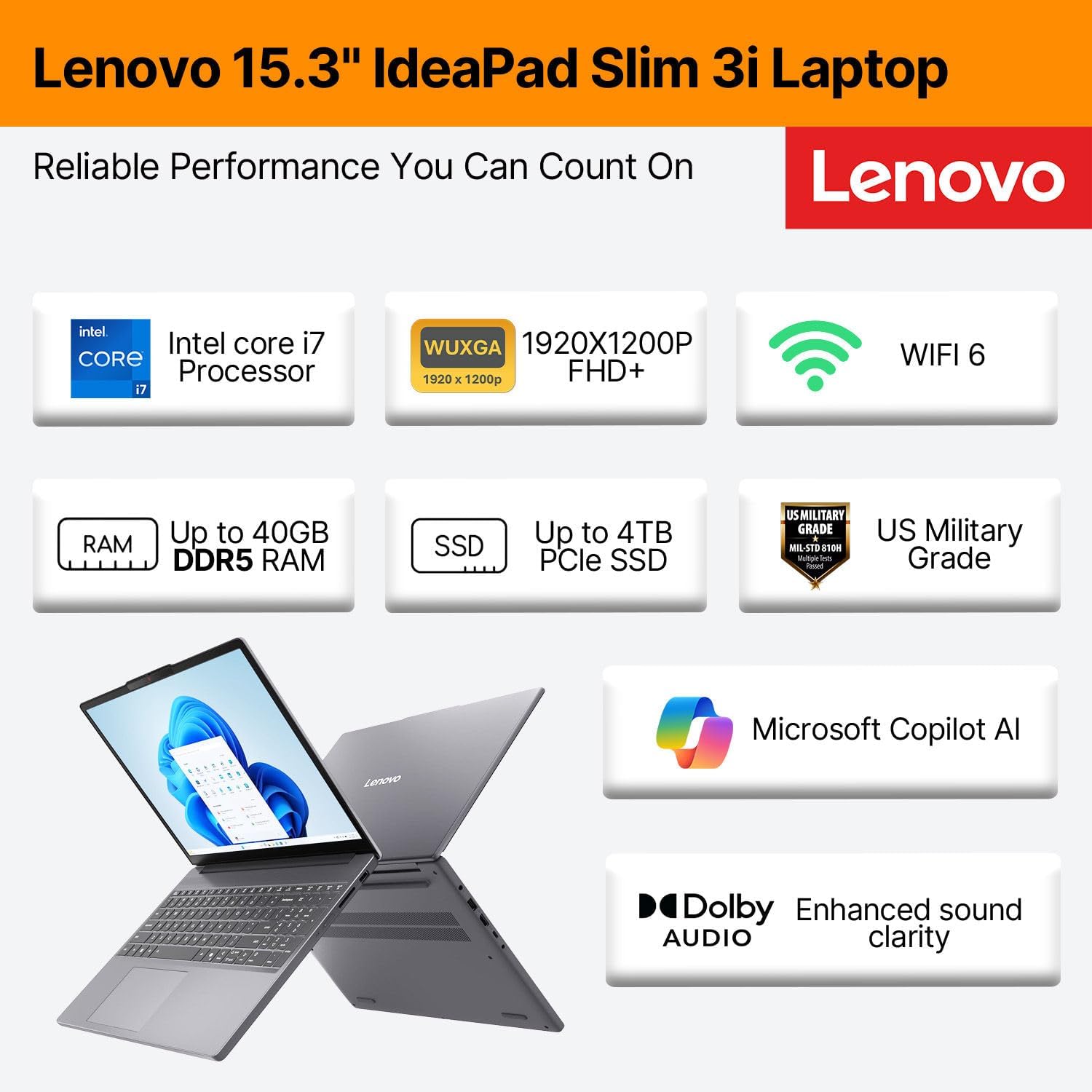 Lenovo IdeaPad Business Laptop • 15.3