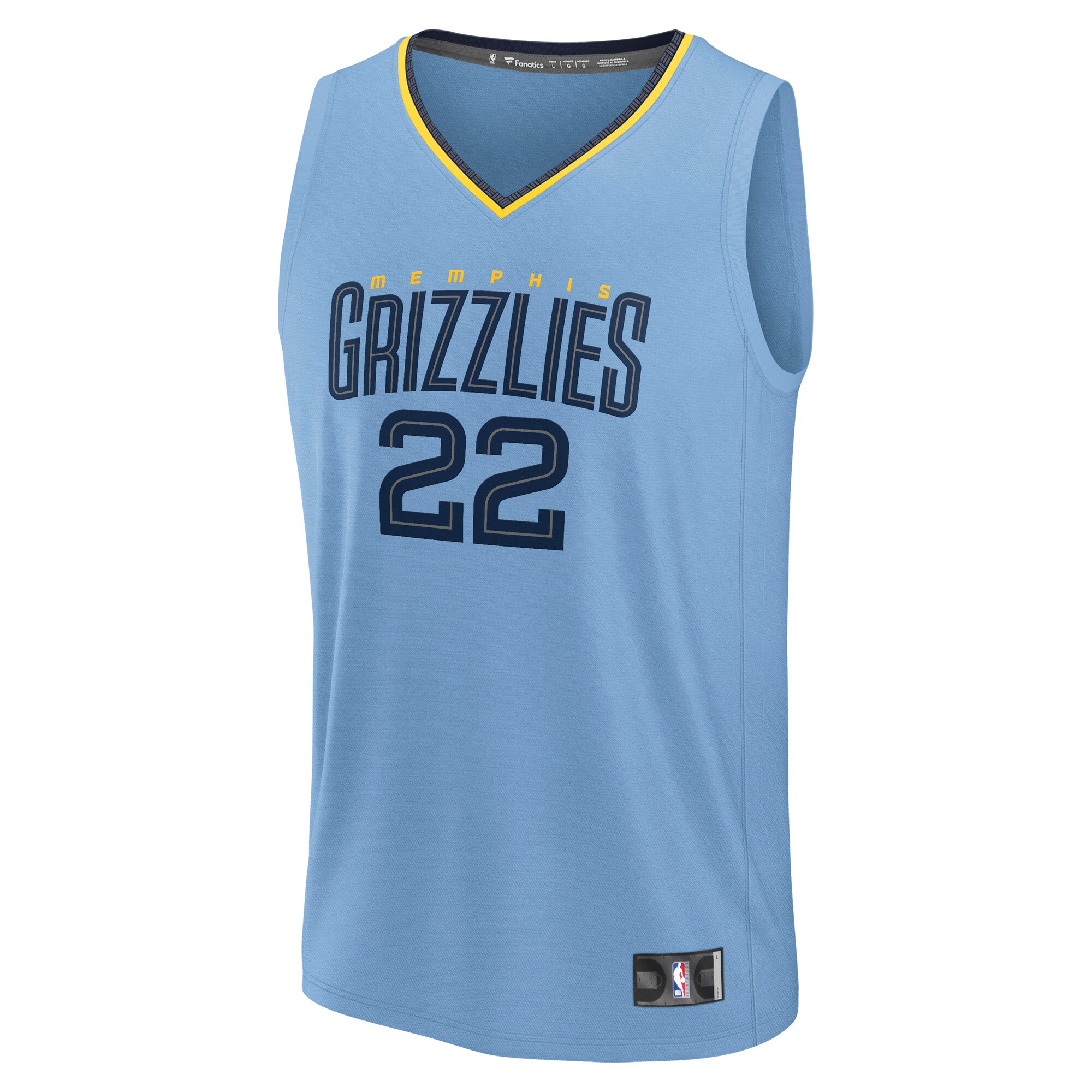 Desmond Bane Memphis Grizzlies Fanatics Fast Break Replica Player Jersey - Statement Edition - Light Blue