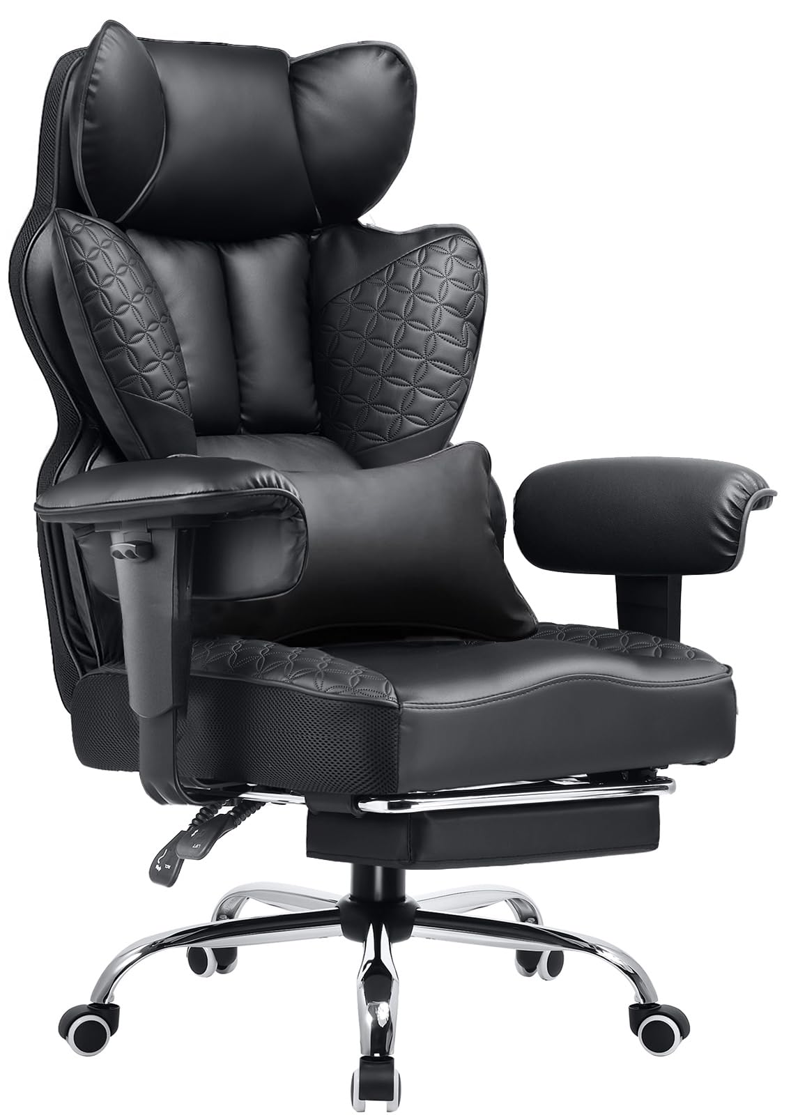 COMHOMA Big and Tall Ergonomic Office Chair with Foot Rest