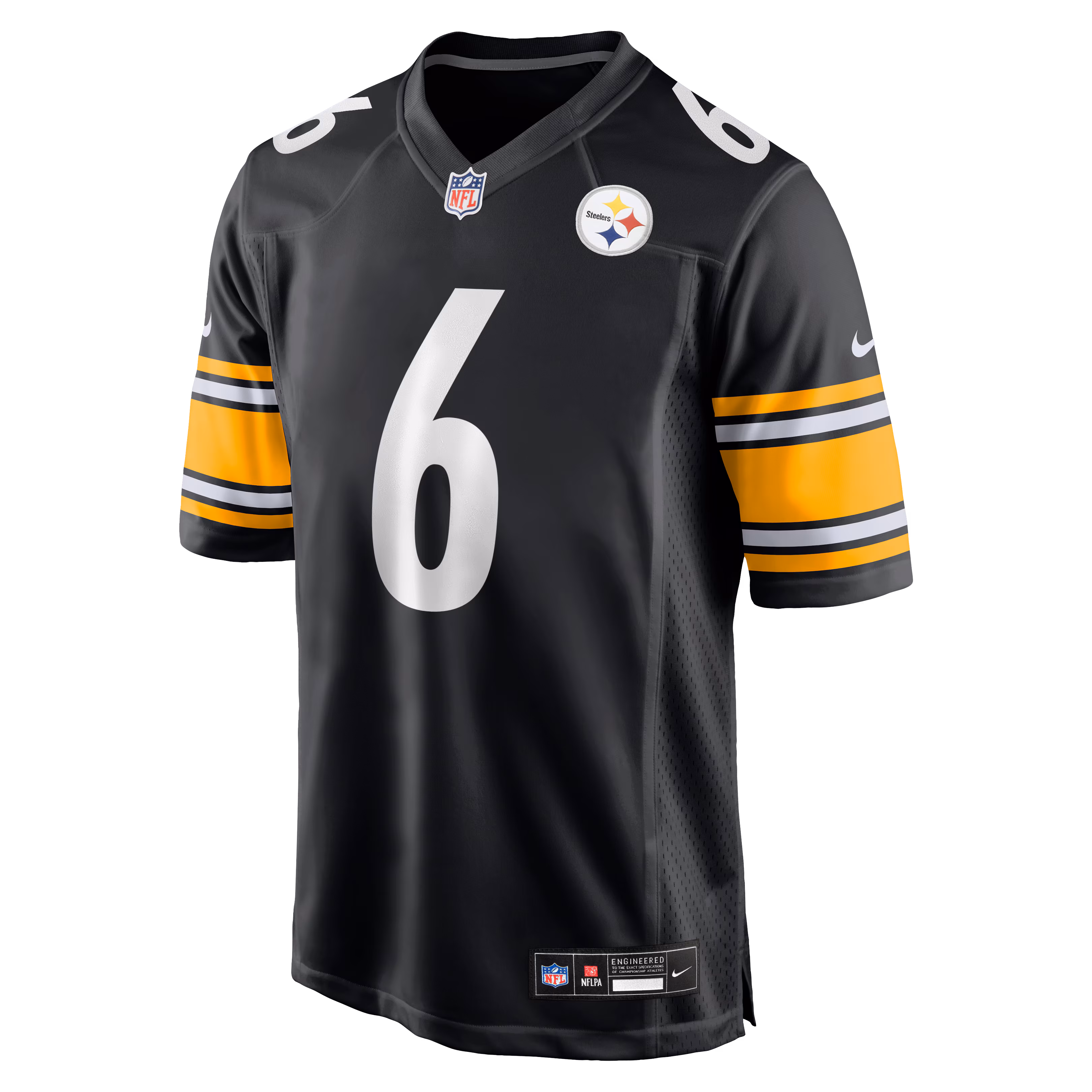 Patrick Queen Pittsburgh Steelers Nike Game Player Jersey - Black