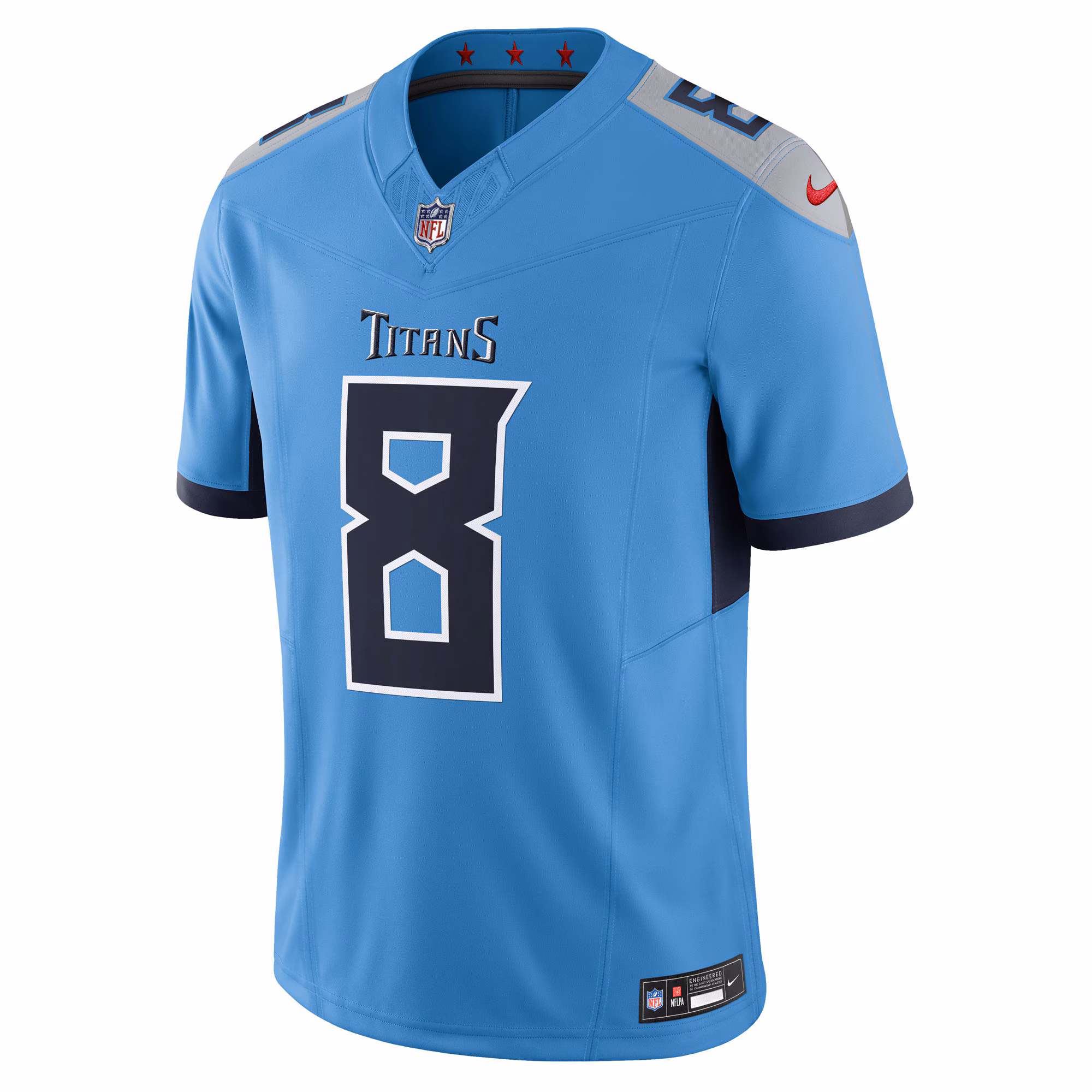 Will Levis Tennessee Titans Nike Alternate  Vapor F.U.S.E. Limited Jersey - Light Blue