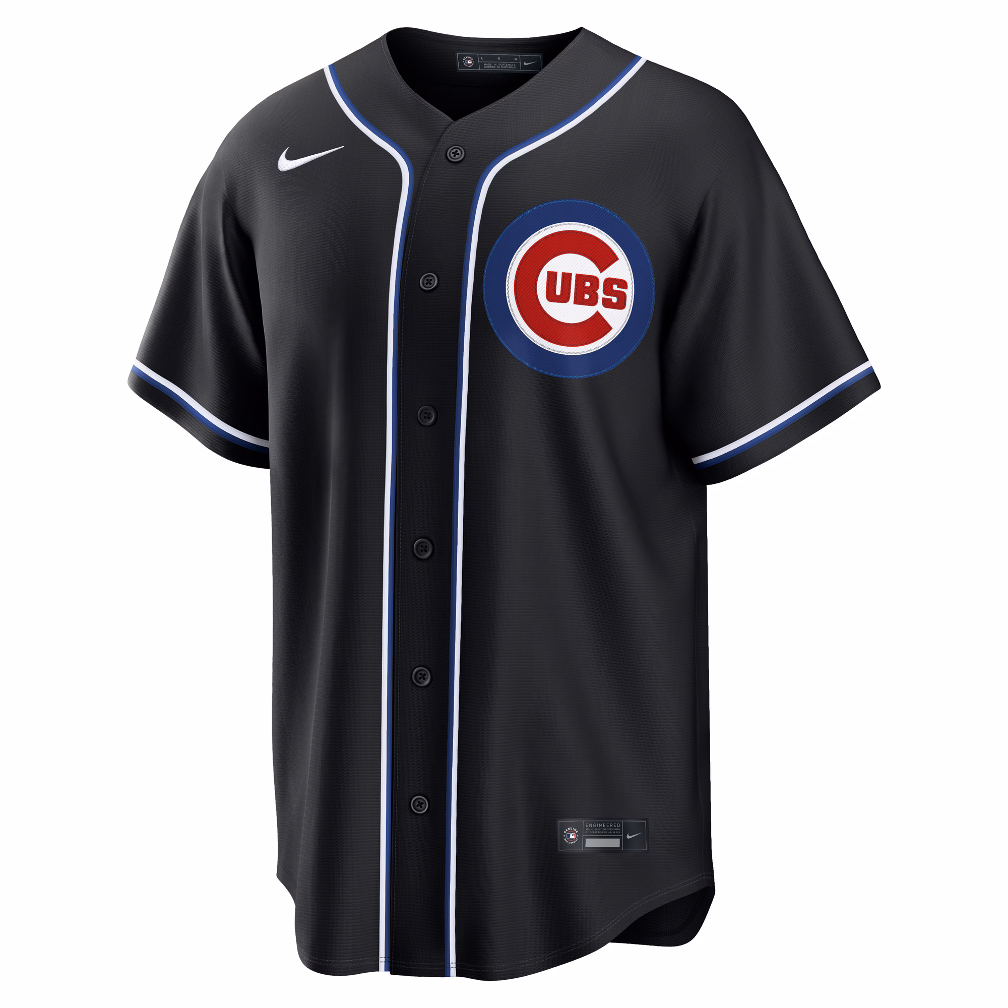 Chicago Cubs Nike Fashion Replica Black Out Jersey
