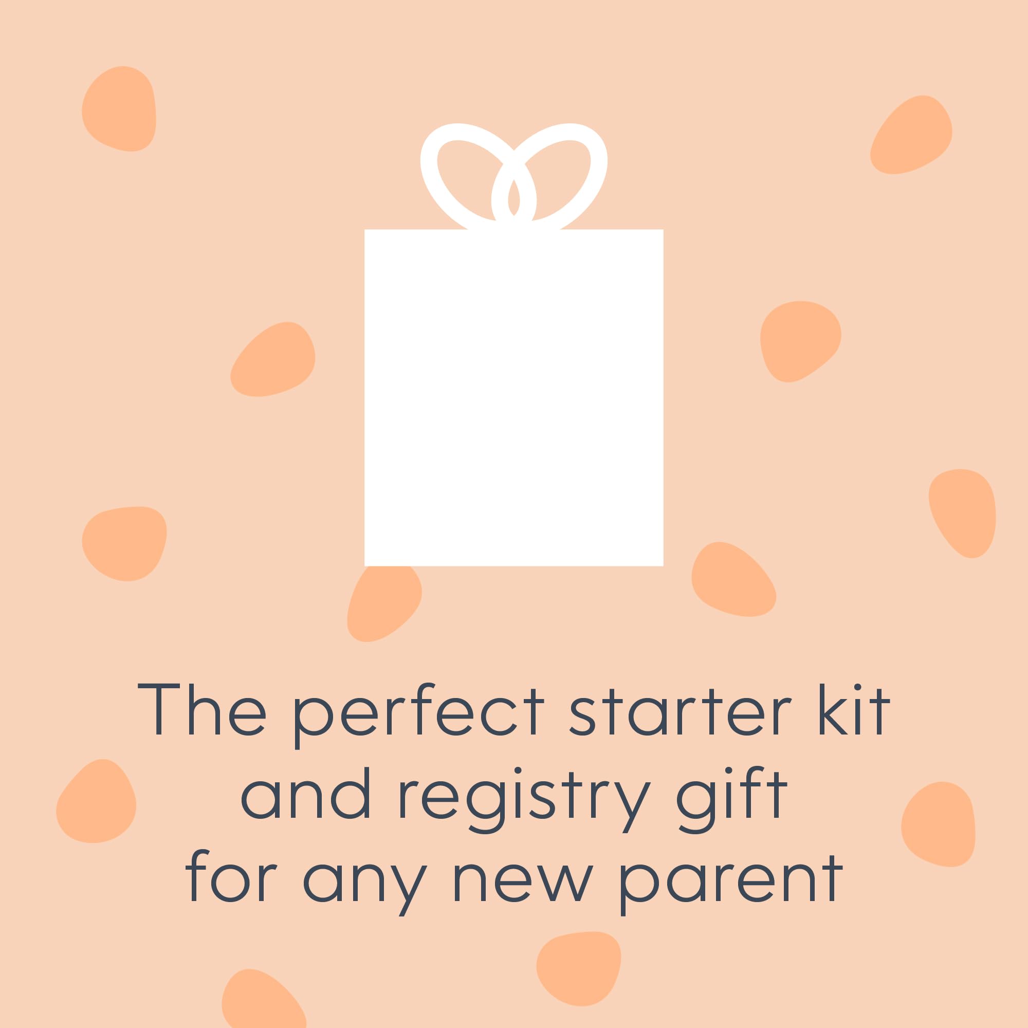 DIAPER GENIE Signature Gift Set | Easy Roll Refill & 48 Bags
