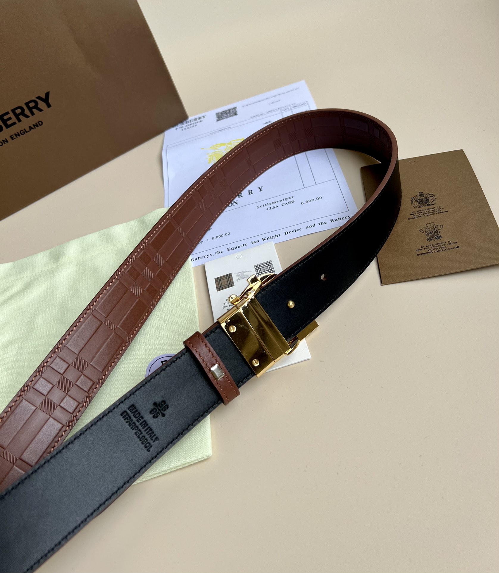 Burberry belt-14