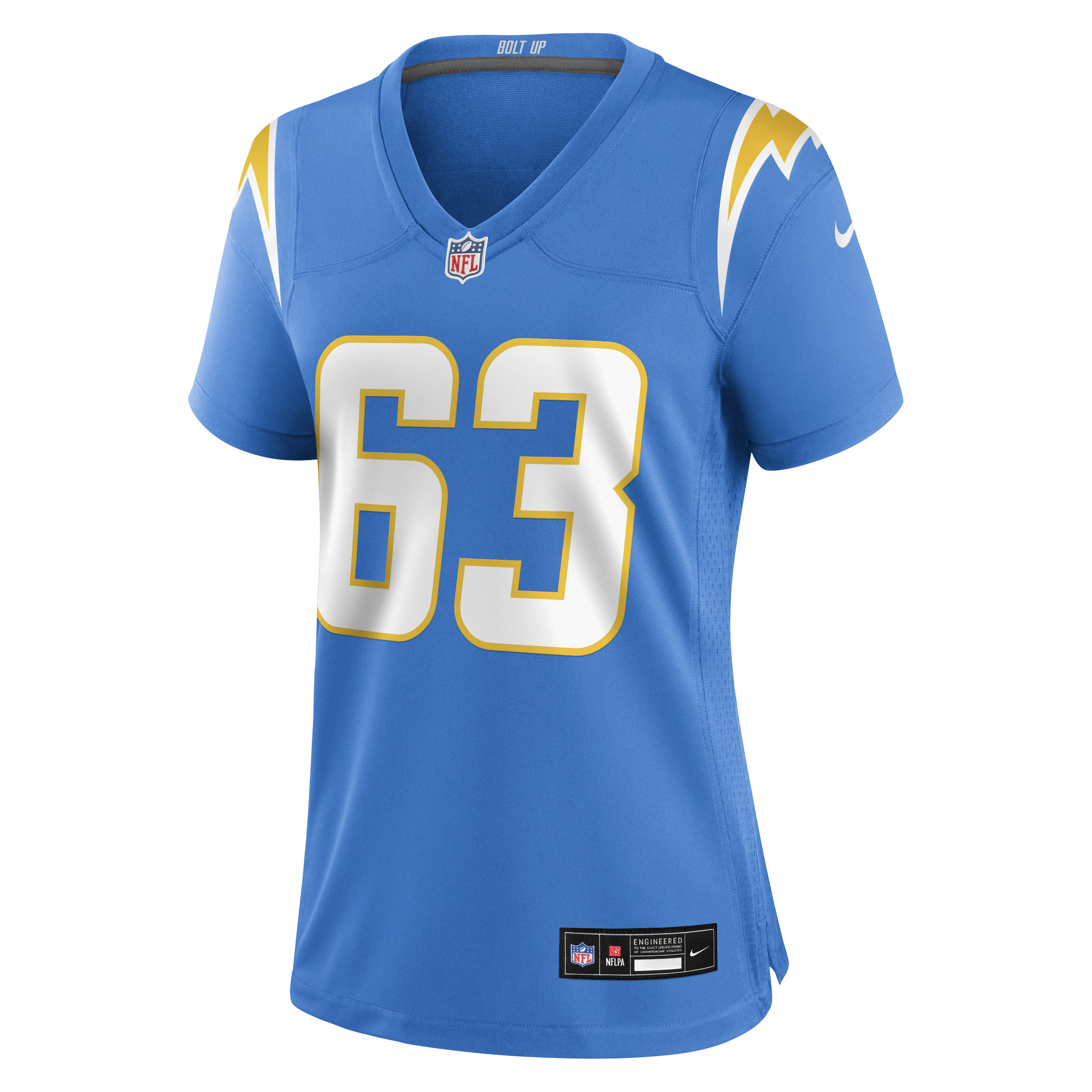 Tyler Biadasz Los Angeles Chargers Nike Women's Team Game Jersey -  Powder Blue