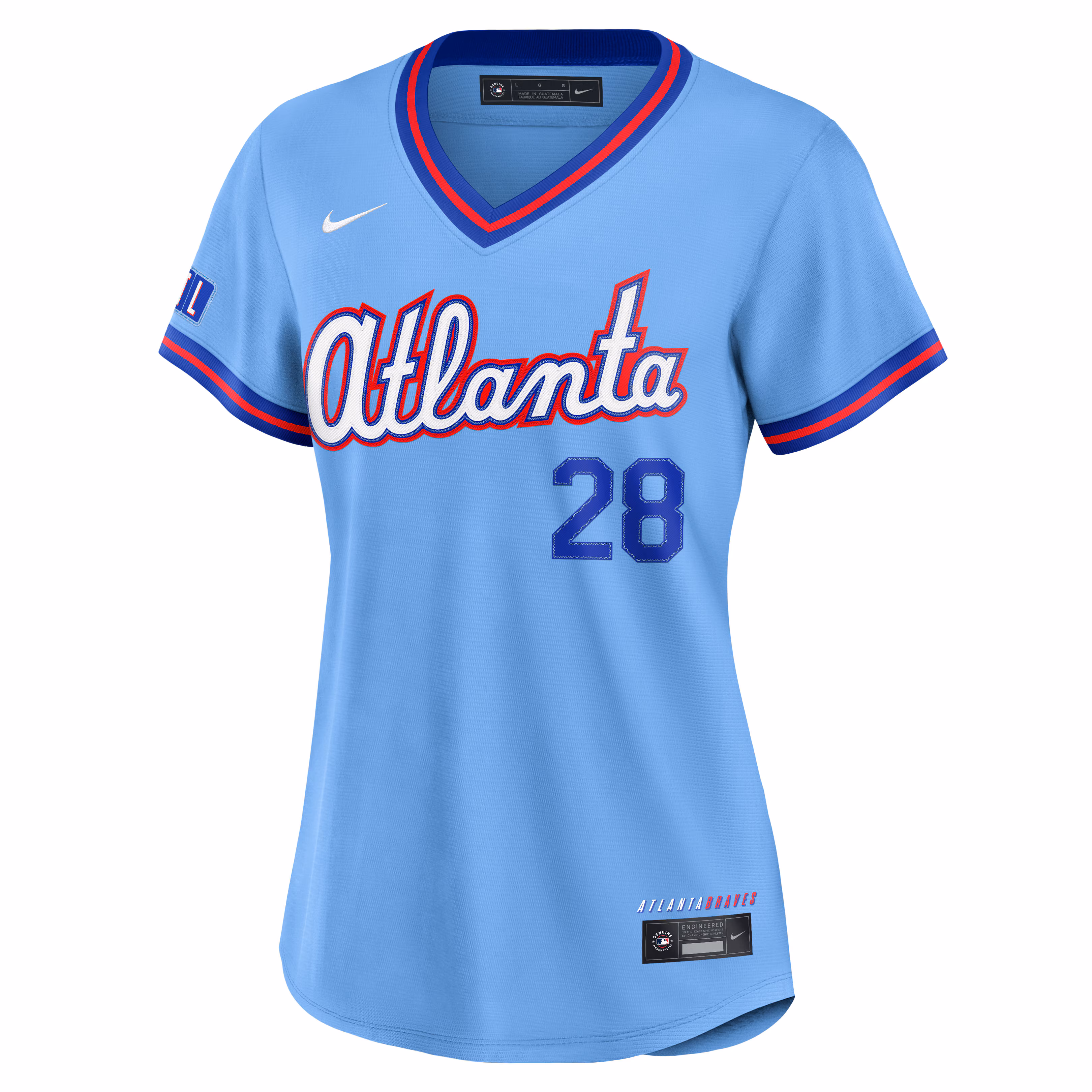 Matt Olson Atlanta Braves Nike Women's 2026 City Connect Stadium Jersey - Powder Blue