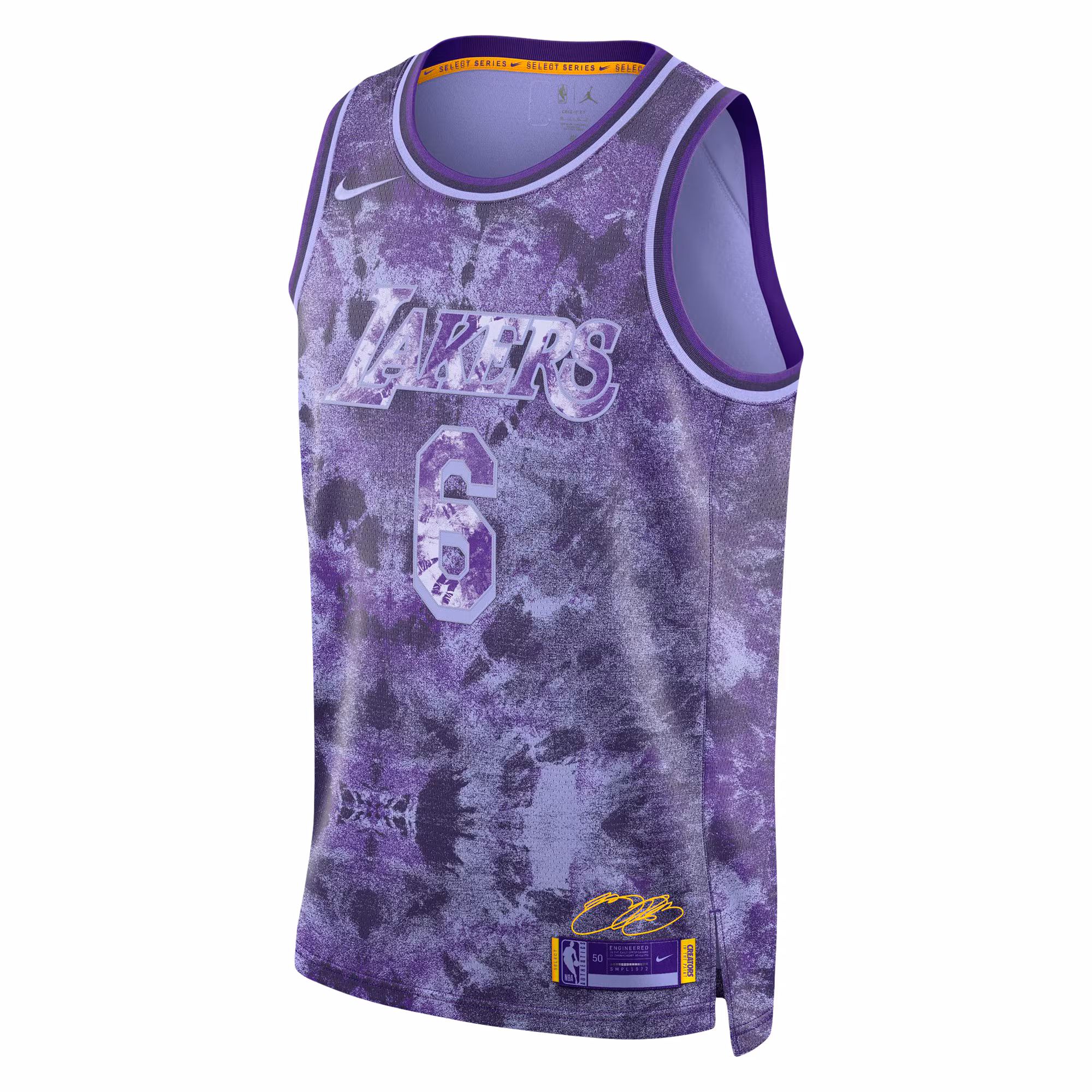 LeBron James Los Angeles Lakers Nike Unisex Select Series Swingman Jersey - Purple