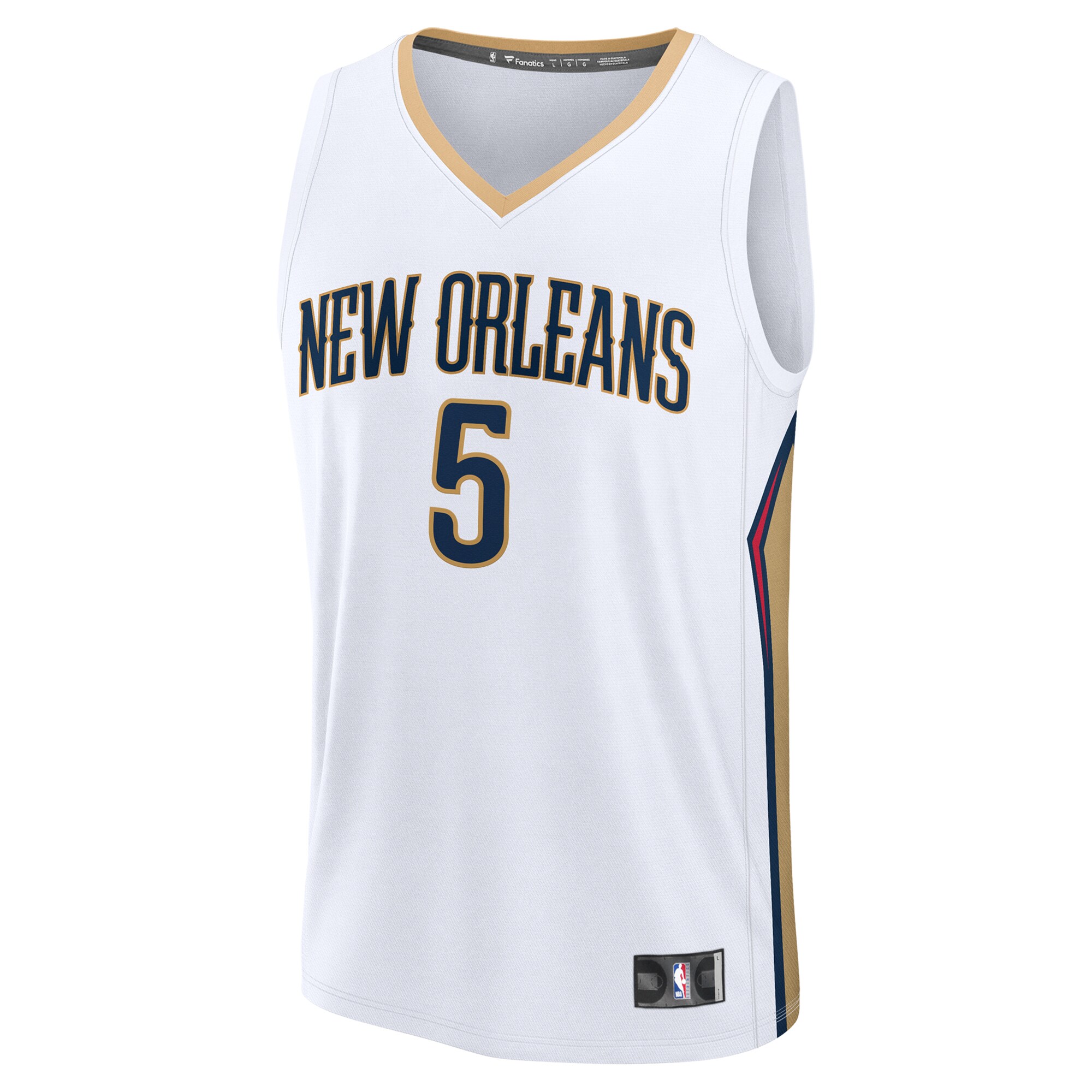 Dejounte Murray New Orleans Pelicans Fanatics Youth Fast Break Replica Player Jersey - Association - White Edition