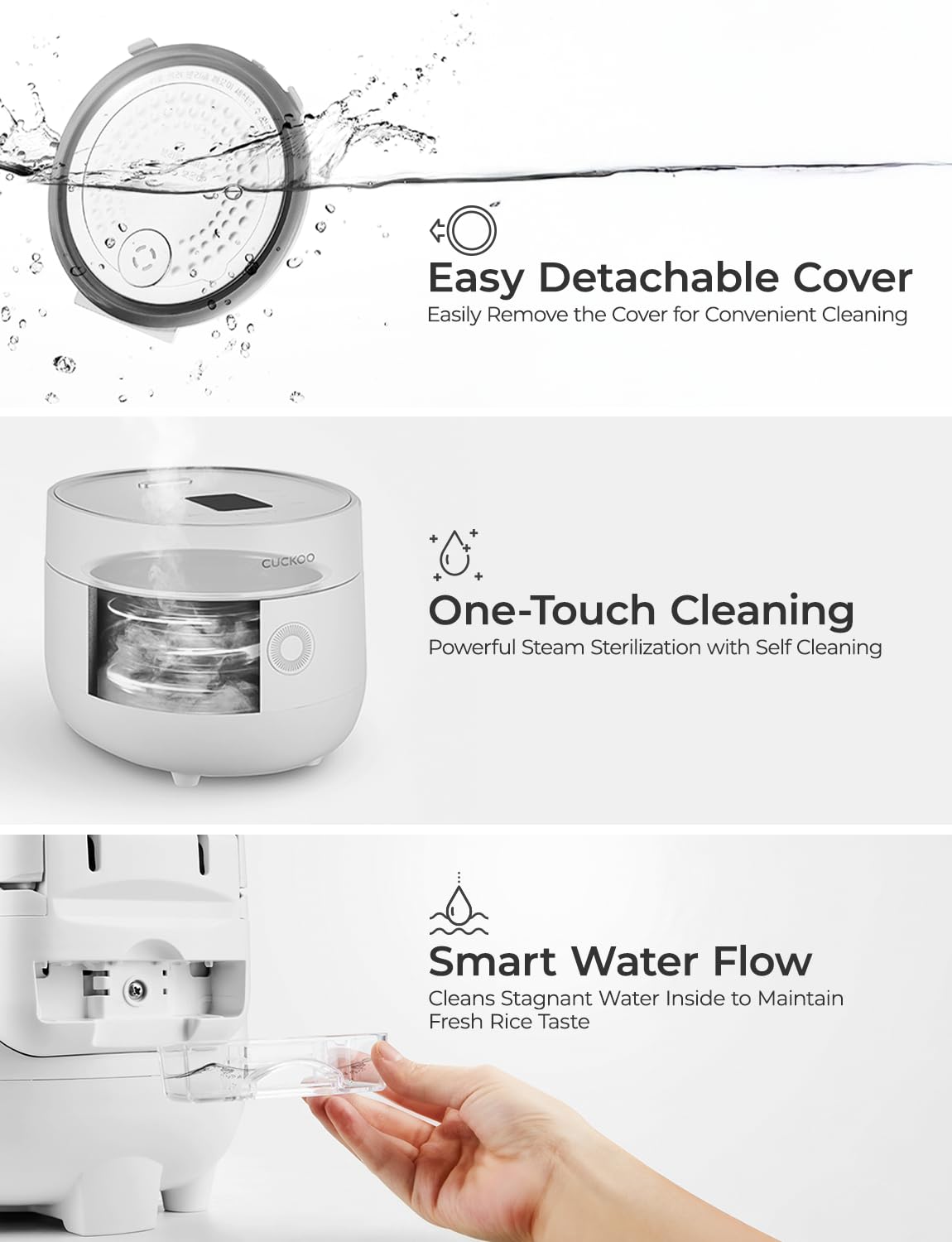 CUCKOO Micom Rice Cooker 3-Cup with Fuzzy Logic Technology