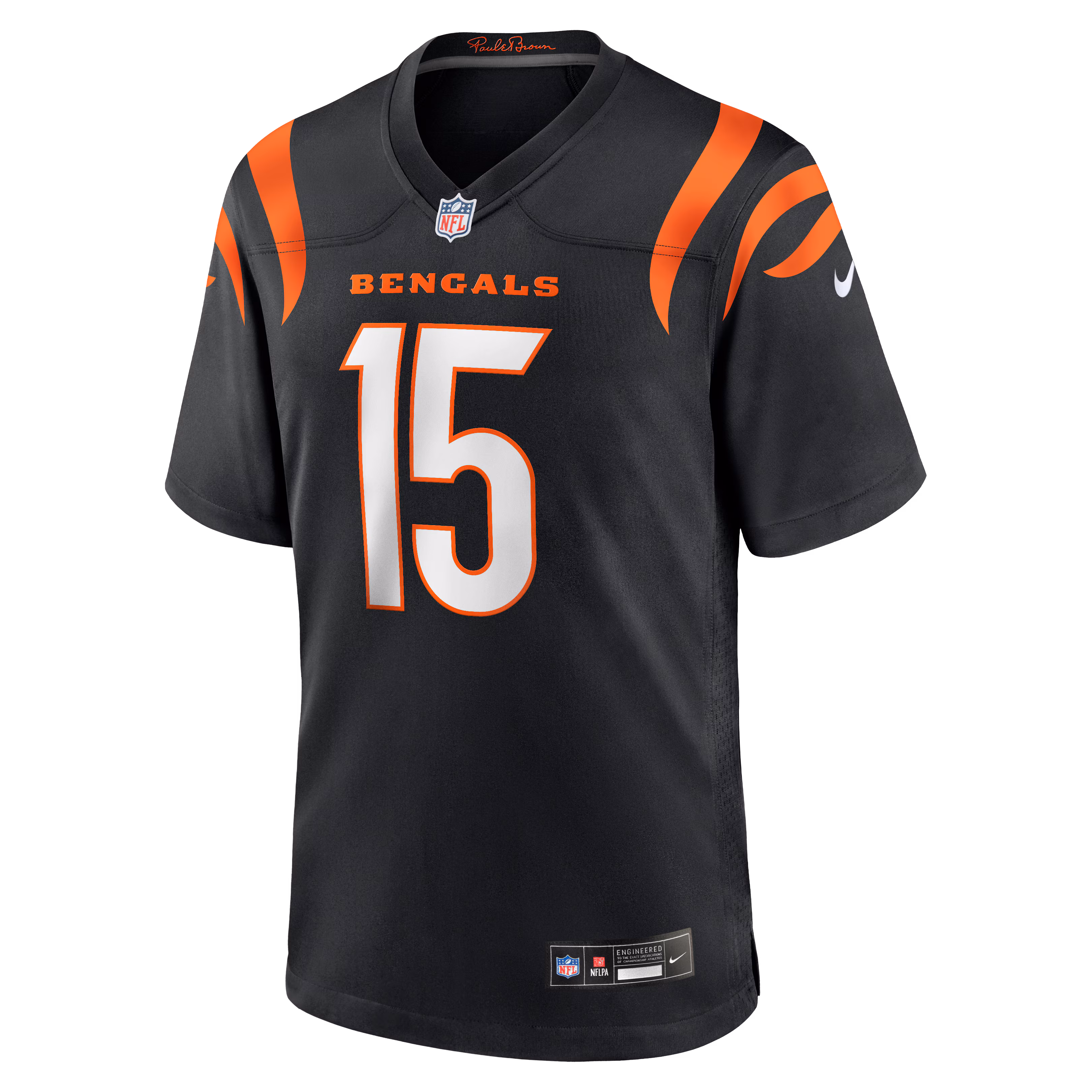 Charlie Jones Cincinnati Bengals Nike Team Game Jersey -  Black