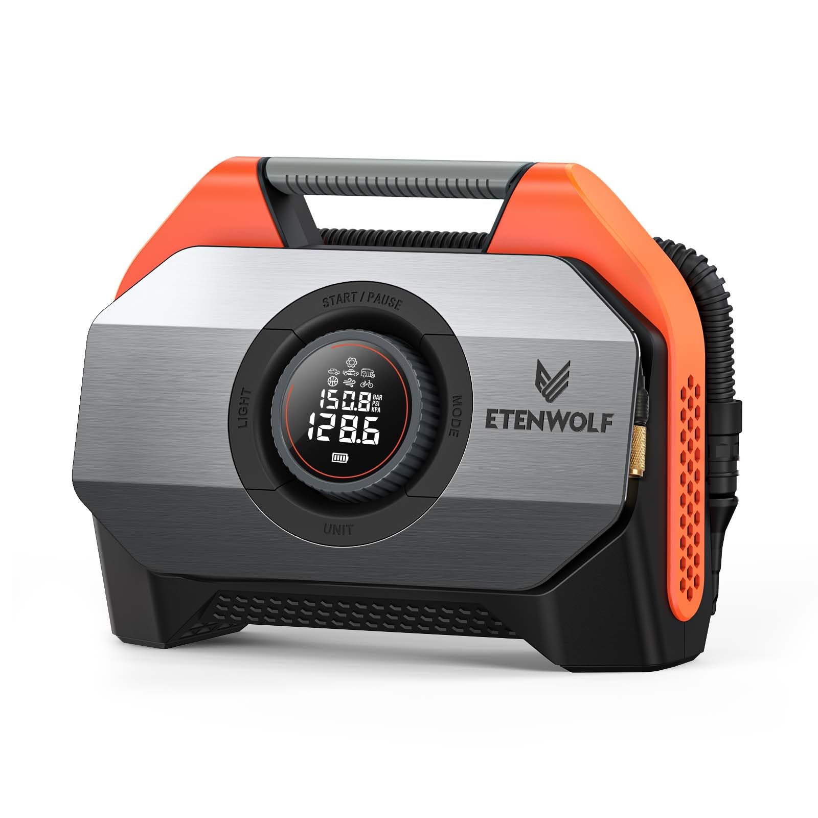 ETENWOLF VORTEX S6 Portable Tire Inflator for Heavy-duty Vehicles