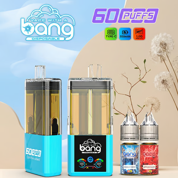 Bang 60K Refillable 2-in-1 Disposable Vape Rauchen Puffs 60000