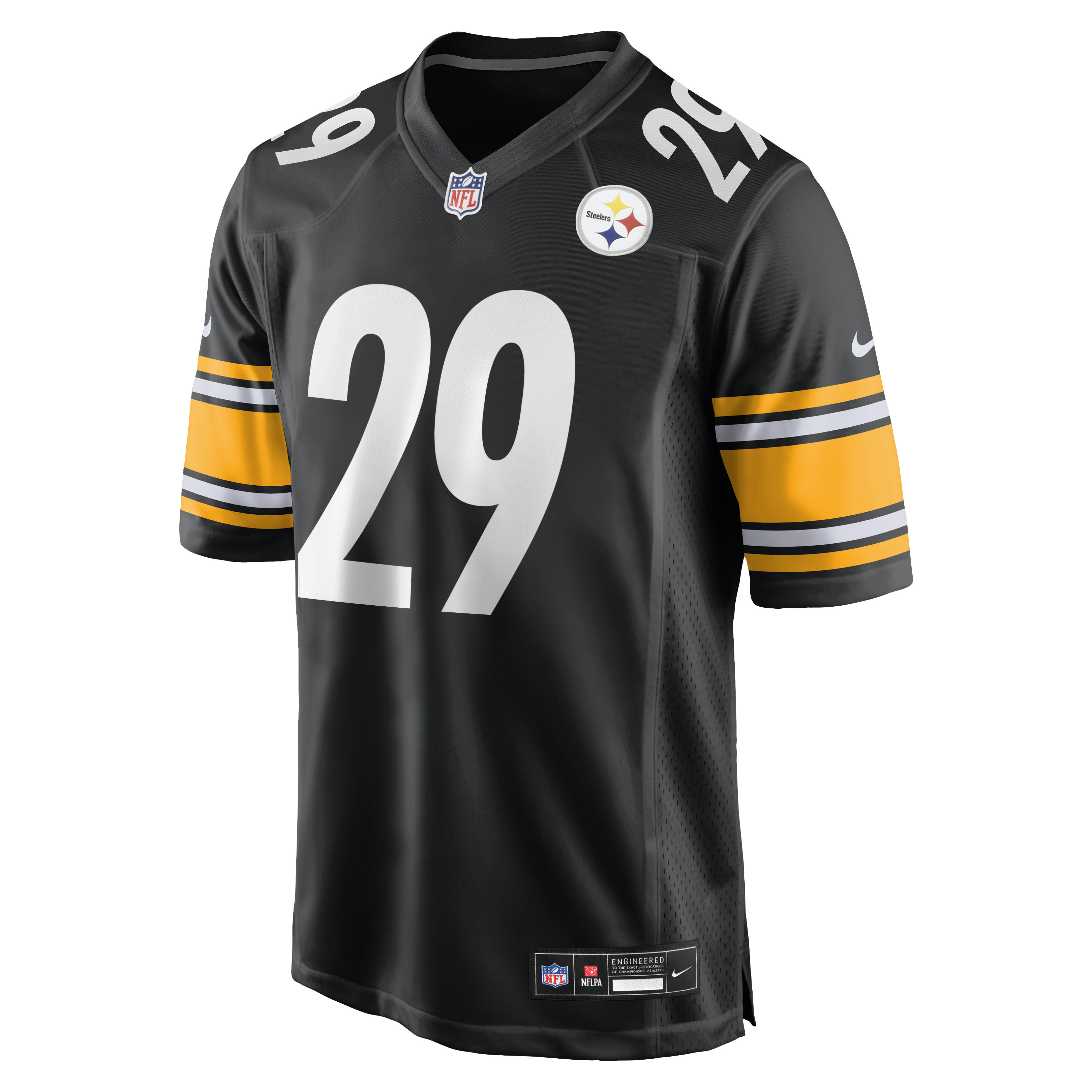 Ryan Watts Pittsburgh Steelers Nike  Game Jersey -  Black