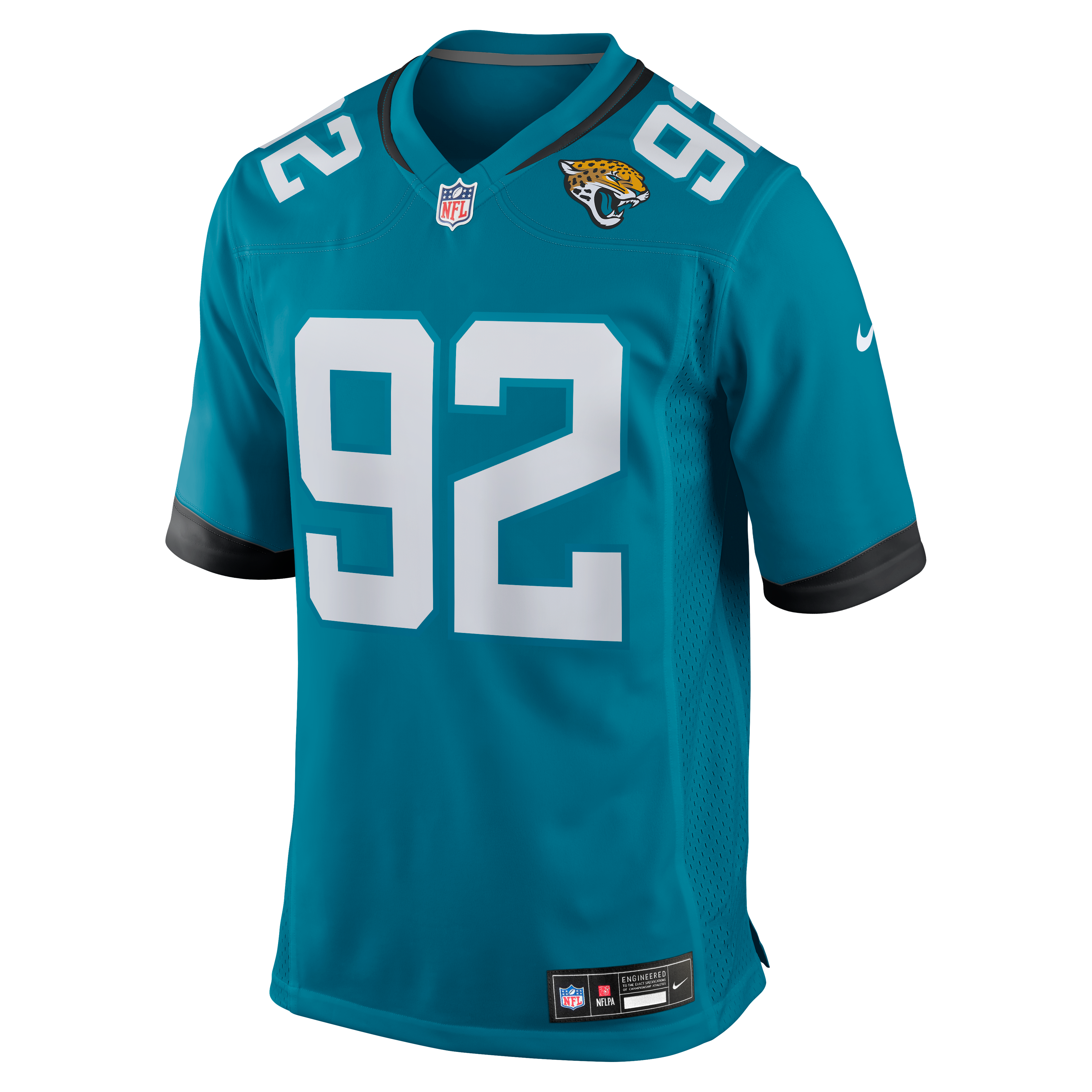 Danny Striggow Jacksonville Jaguars Nike Team Game Jersey -  Teal