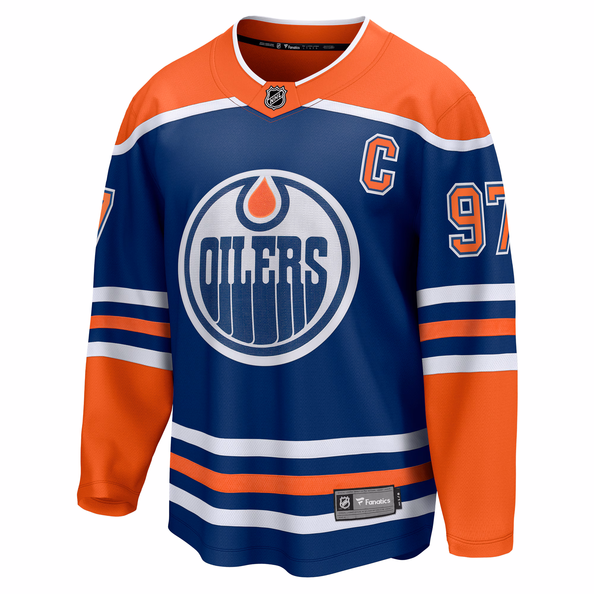 Connor McDavid Edmonton Oilers Fanatics Home Breakaway Jersey - Royal