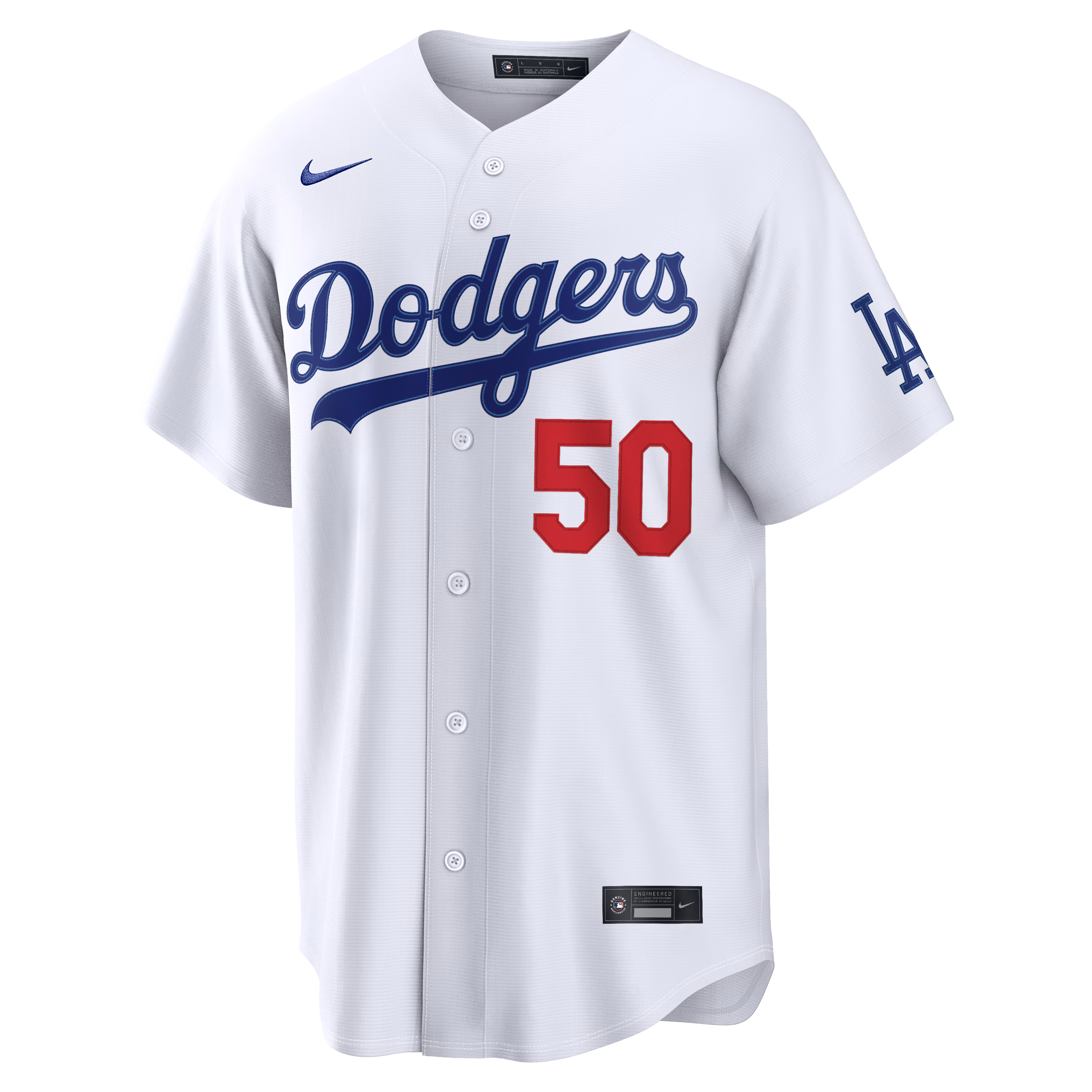 Mookie Betts Los Angeles Dodgers Nike  Home Stadium Jersey - White