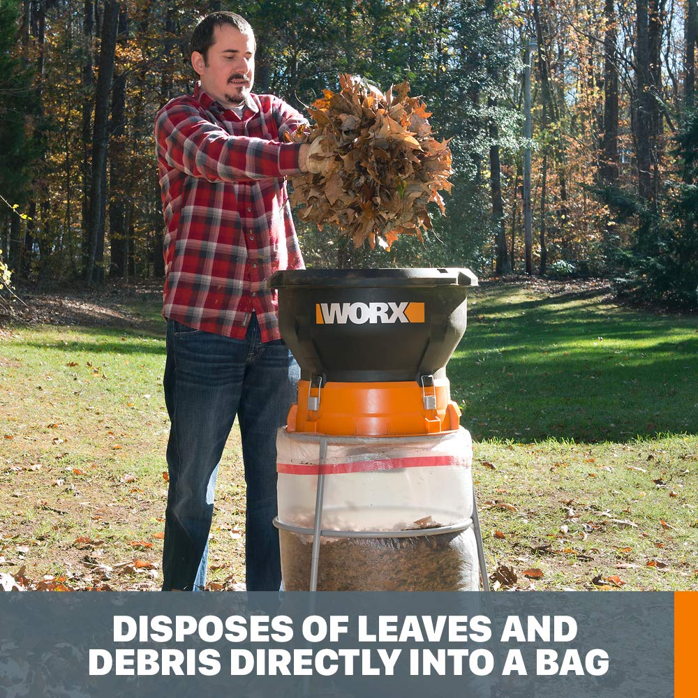 WORX WG430 13 Amp Electric Leaf Mulcher & Shredder