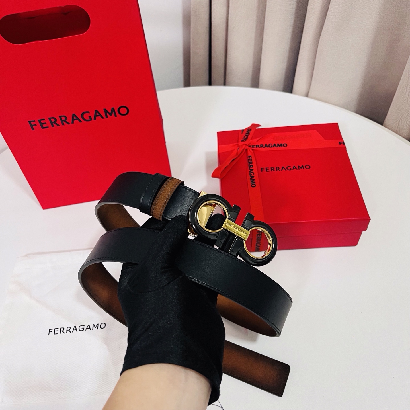 Ferragamo belt-80