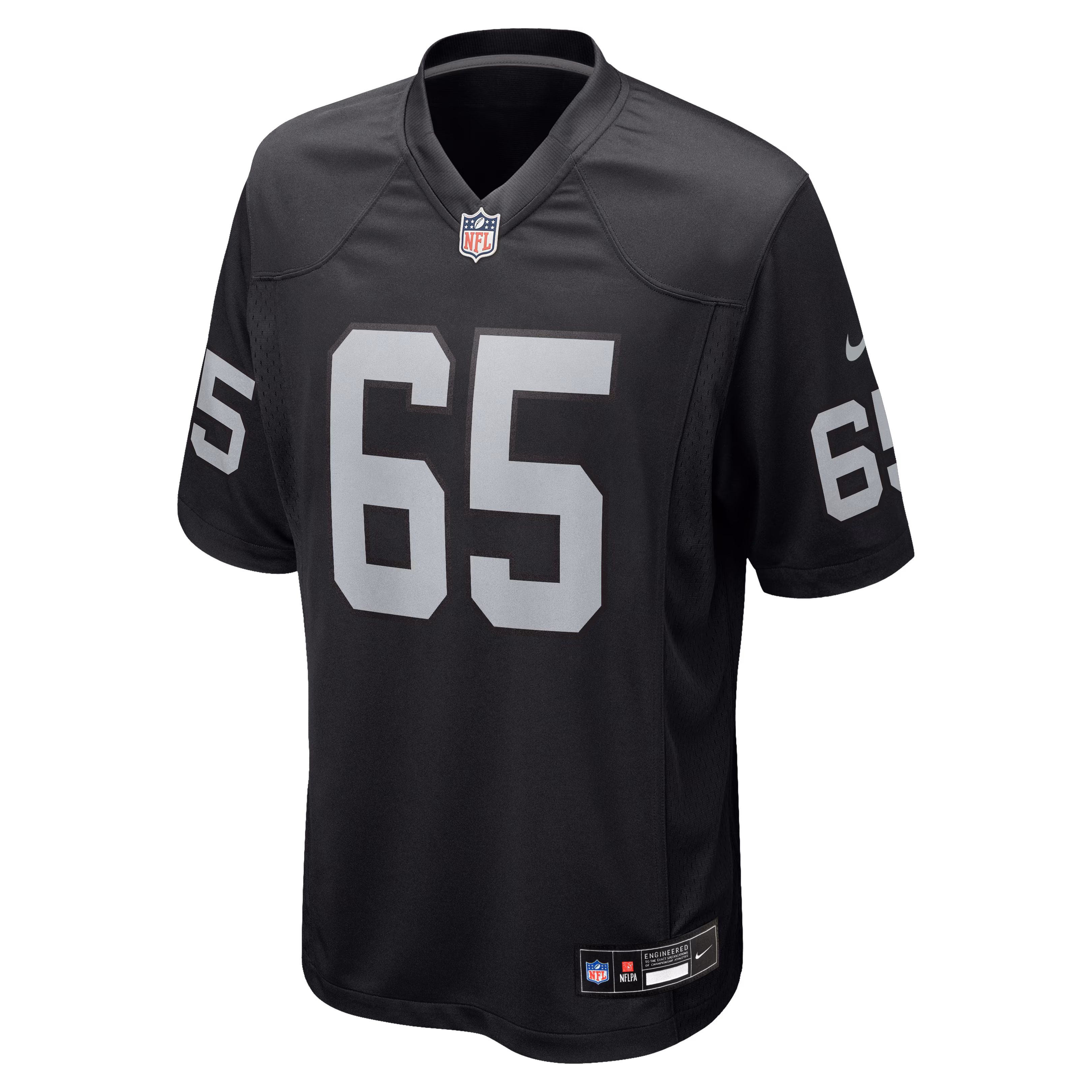 Alex Cappa Las Vegas Raiders Nike Team Game Jersey -  Black