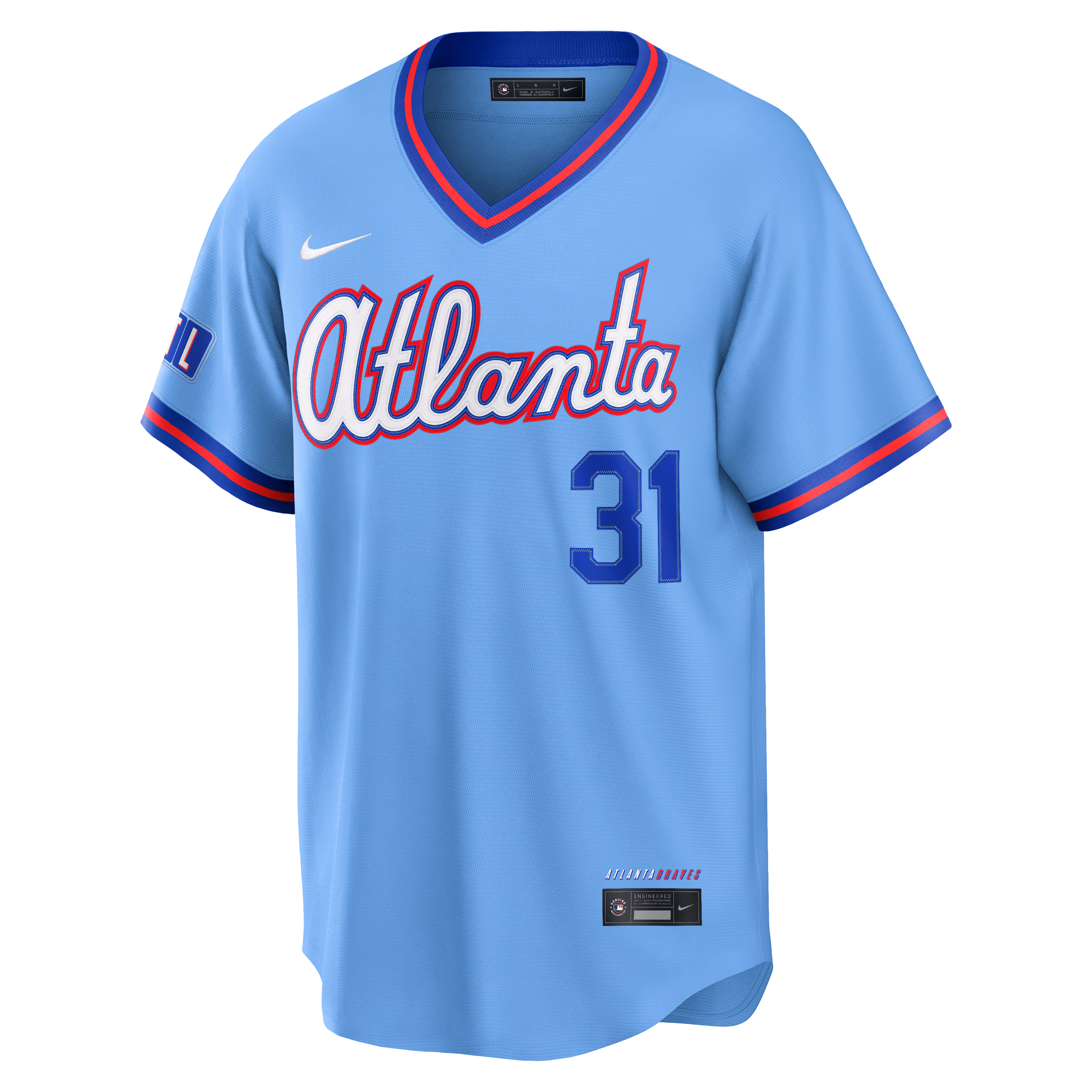 Greg Maddux Atlanta Braves Nike 2026 City Connect Stadium Jersey - Powder Blue