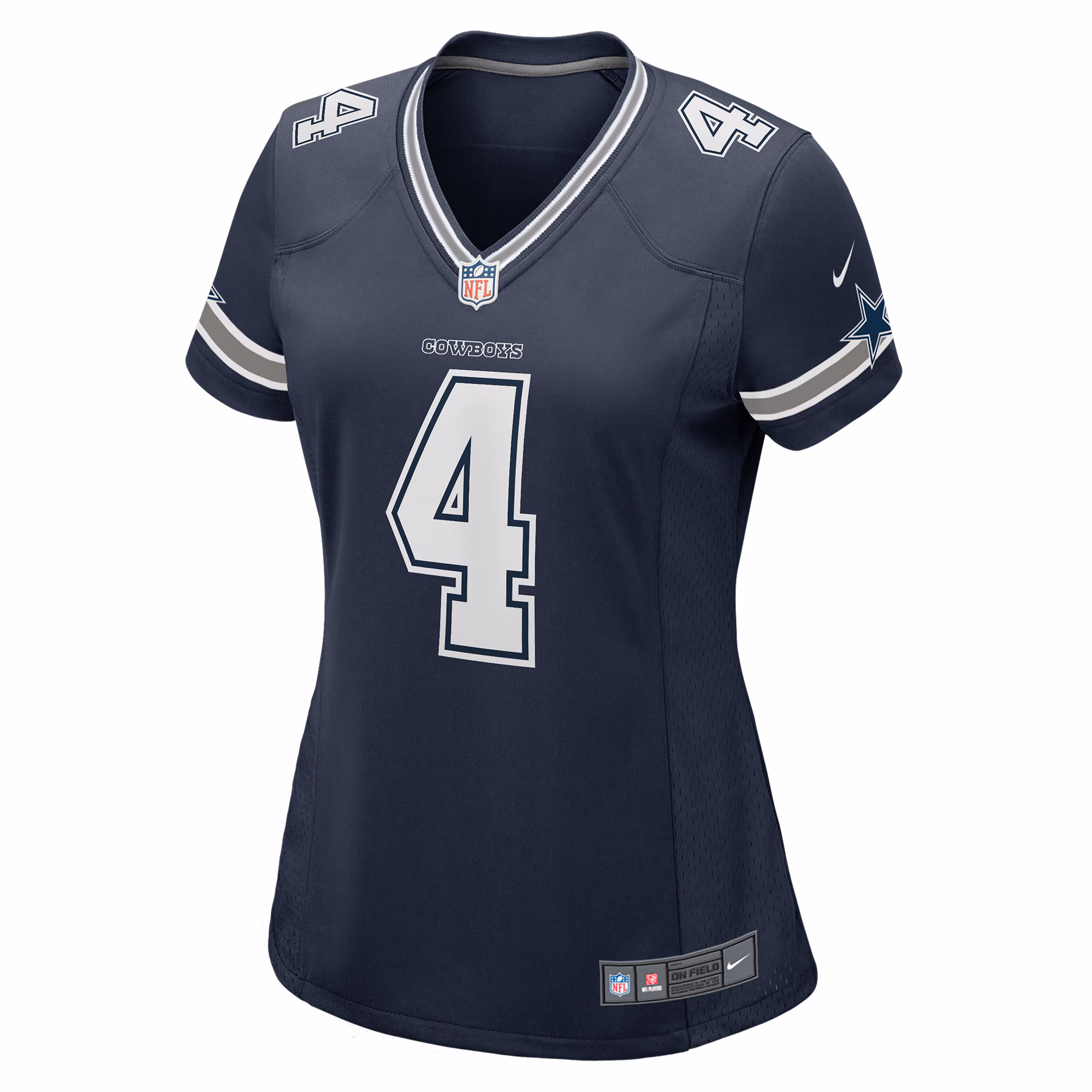 Dak Prescott Dallas Cowboys Nike Women's Game Team Jersey - Navy