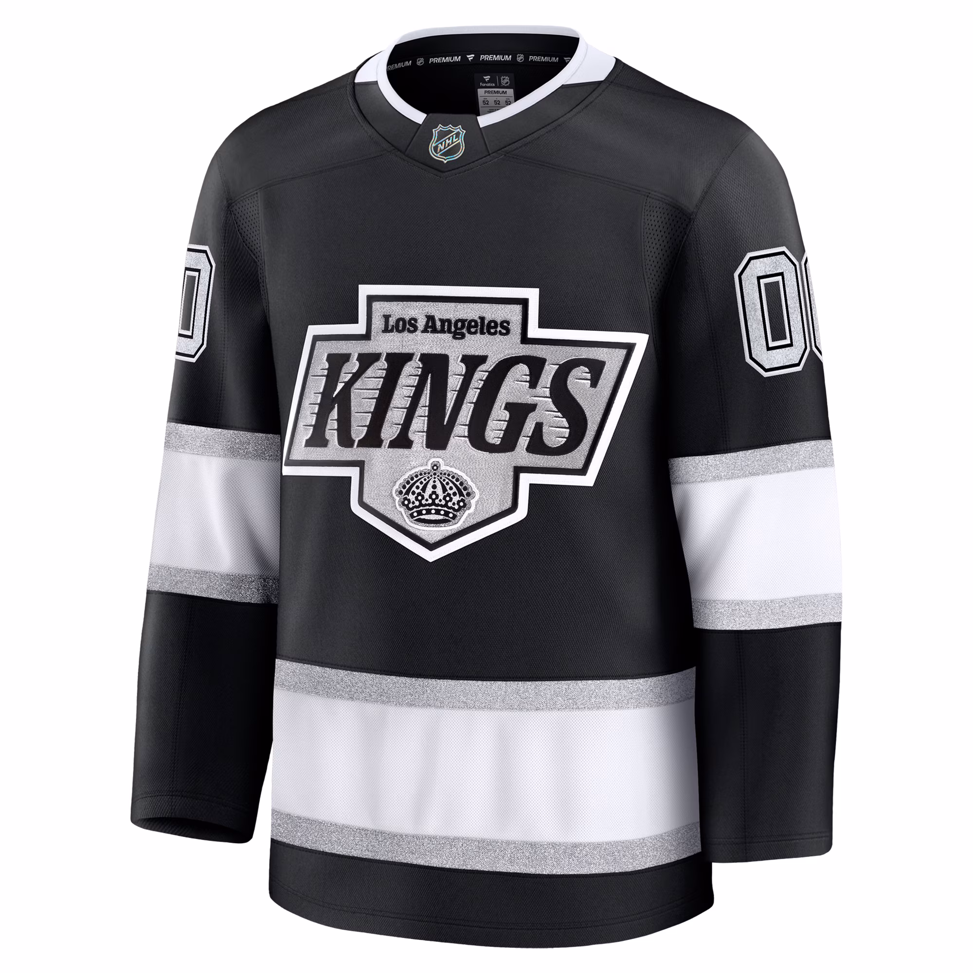 Los Angeles Kings Fanatics Home Premium Custom Jersey - Black