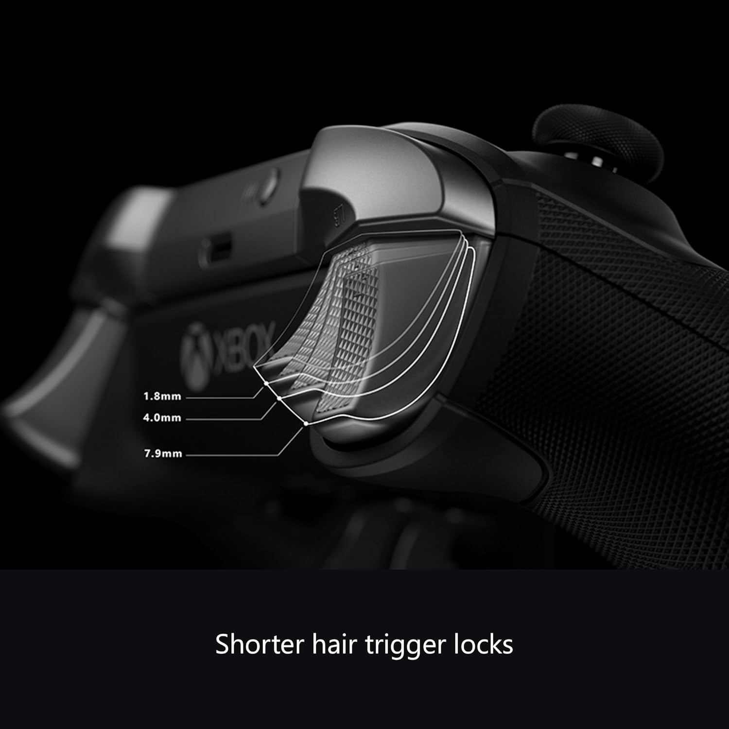 Xbox Wireless Gaming Controller | Elite Series 2 | Black | Console, PC, and Android | Adjustable Thumbsticks | Trigger Locks