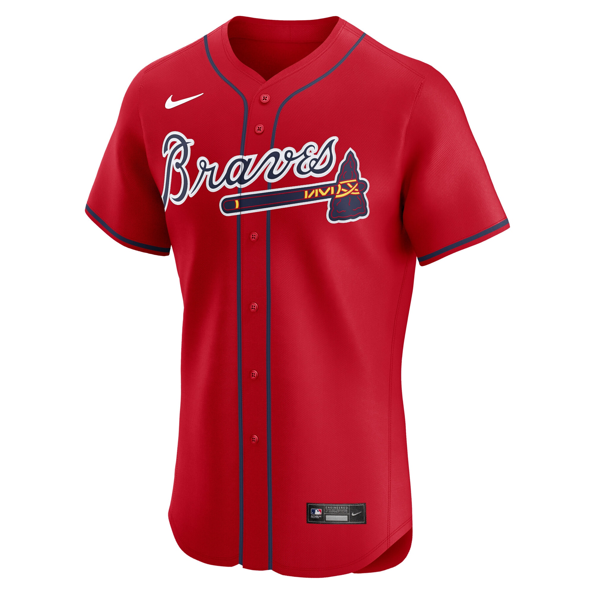 Ronald Acuña Jr. Atlanta Braves Nike Alternate 2 Elite Jersey - Red