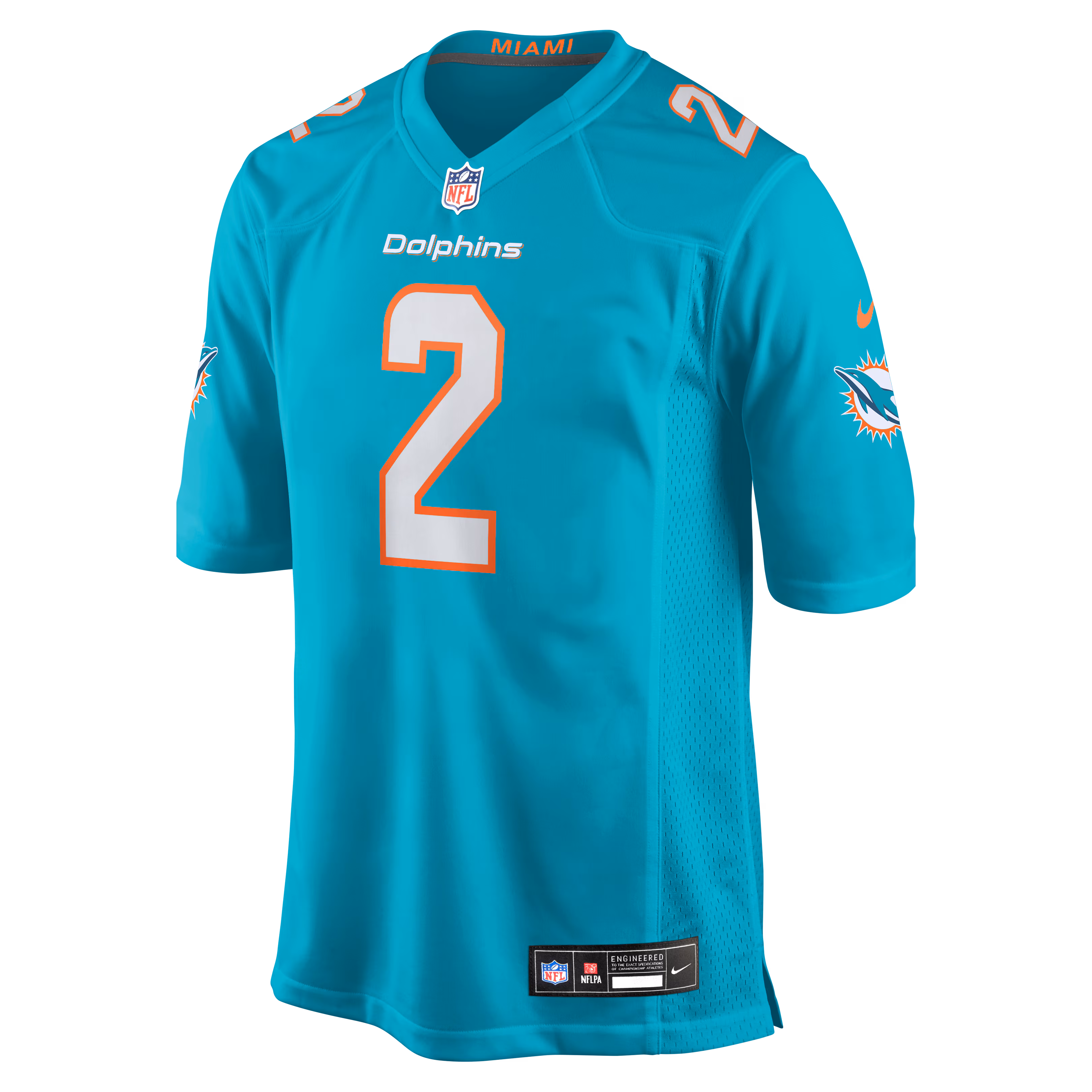 Malik Willis Miami Dolphins Nike Youth Game Jersey - Teal