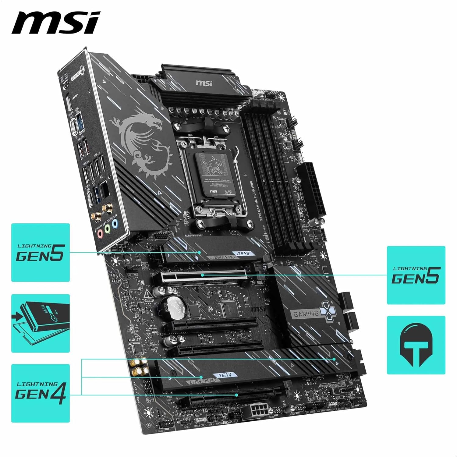 MSI X870 Gaming Plus WiFi Motherboard (Renewed)