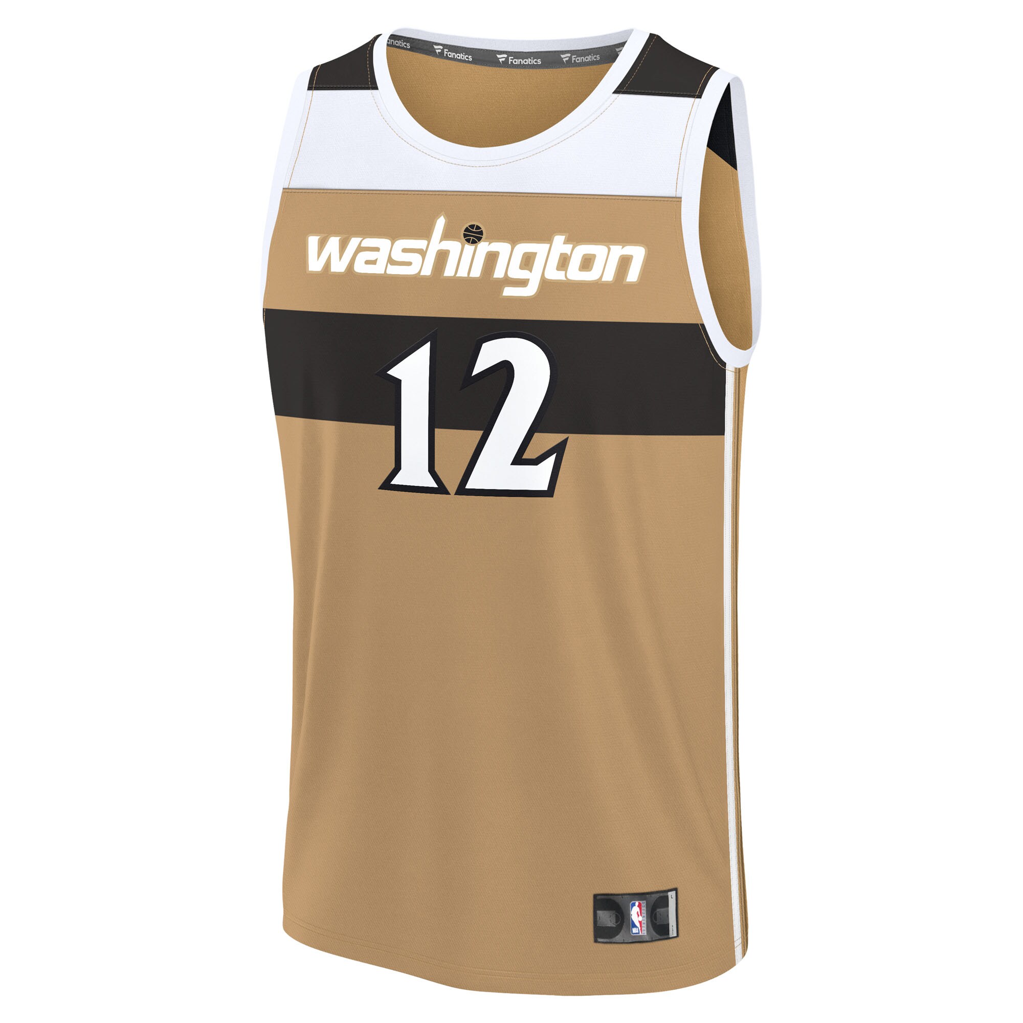 Tre Johnson III Washington Wizards Fanatics Youth Fast Break Jersey - City Edition - Gold
