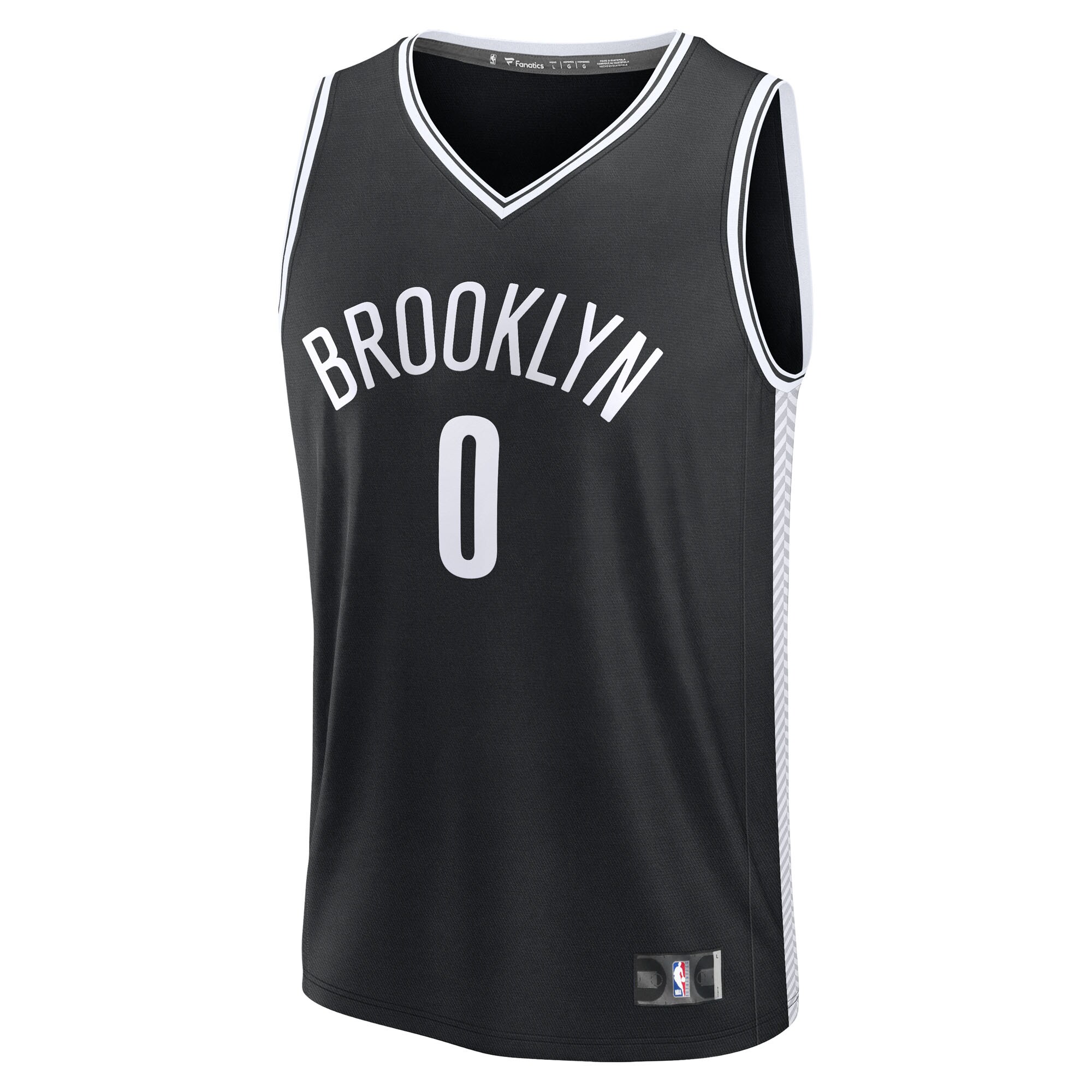 Mikel Brown Jr. Brooklyn Nets Fanatics 2026 NBA Draft First Round Pick Fast Break Jersey - Icon Edition - Black