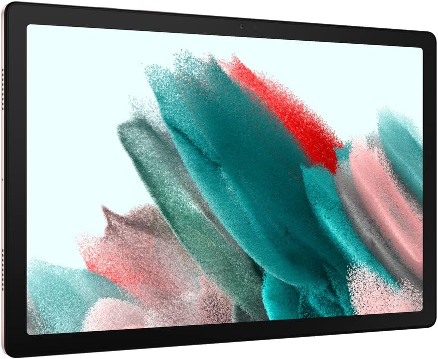 Samsung Galaxy Tab A8 10.5” 32GB Android Tablet, LCD Screen, Kids Content, Smart Switch, Expandable Memory, Long Lasting Battery, Fast Charging, US Version, 2022, Pink Gold