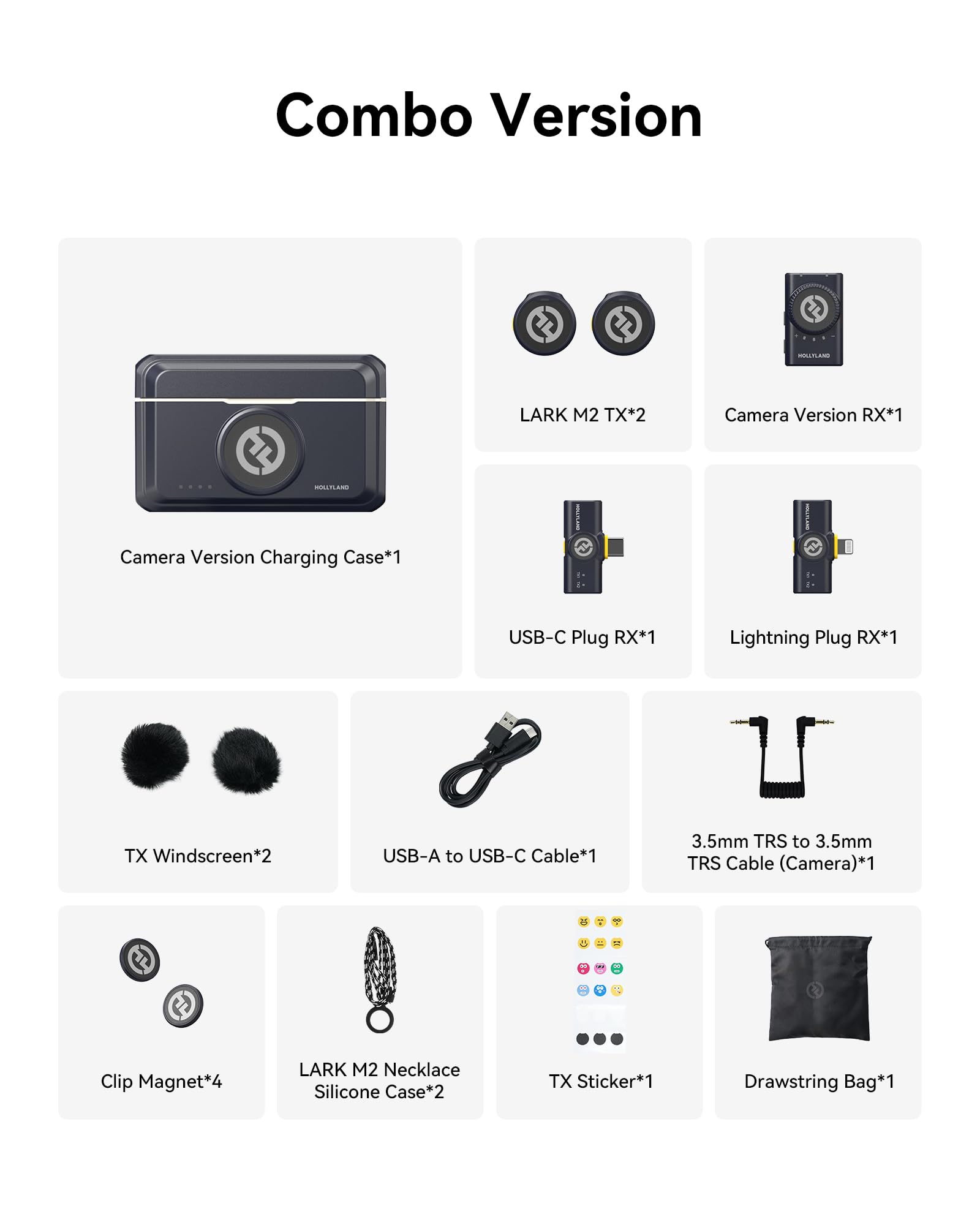 HOLLYVIEW Hollyland Lark M2 Wireless Microphone System