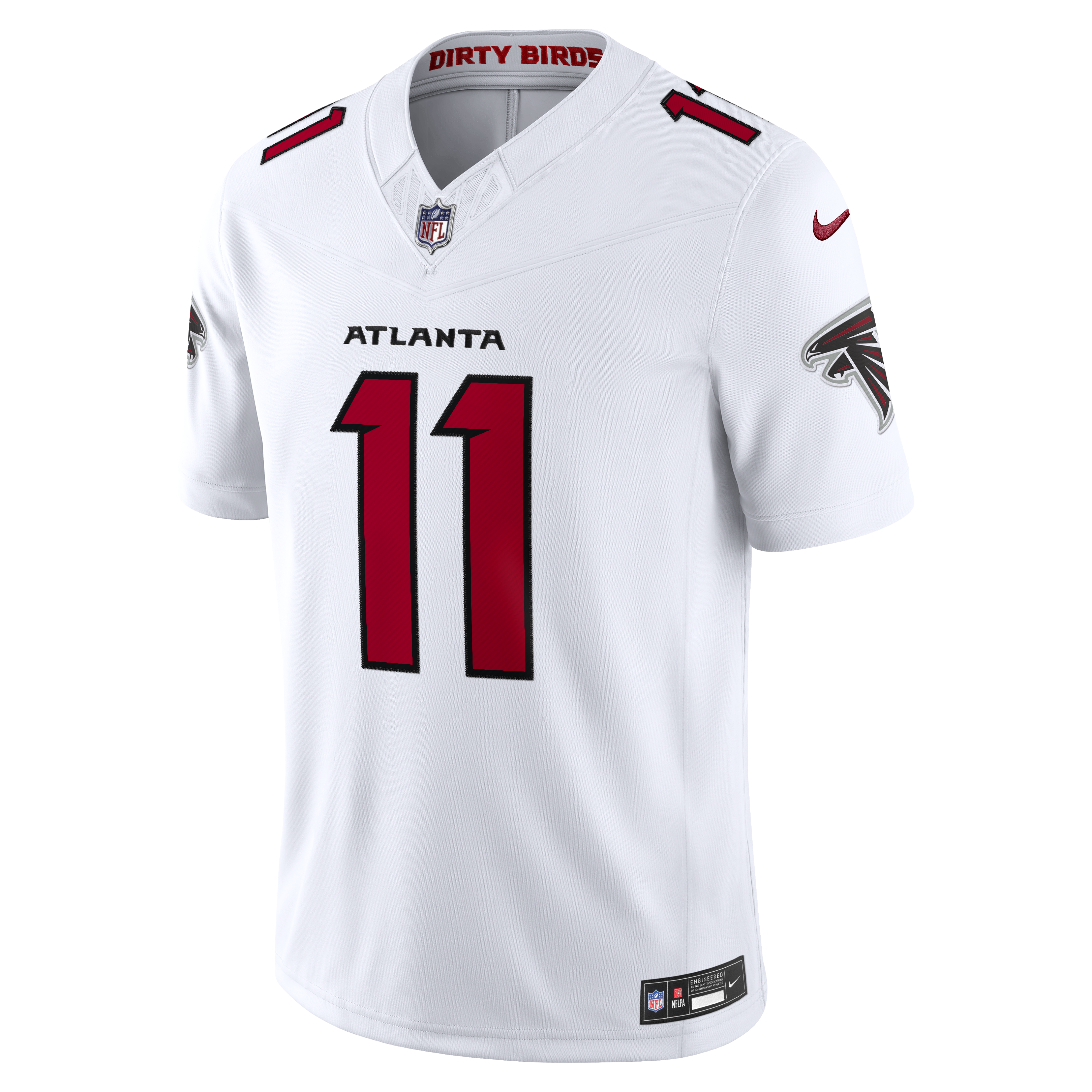 Jalon Walker Atlanta Falcons Nike Vapor F.U.S.E. Stitched Limited Jersey - White