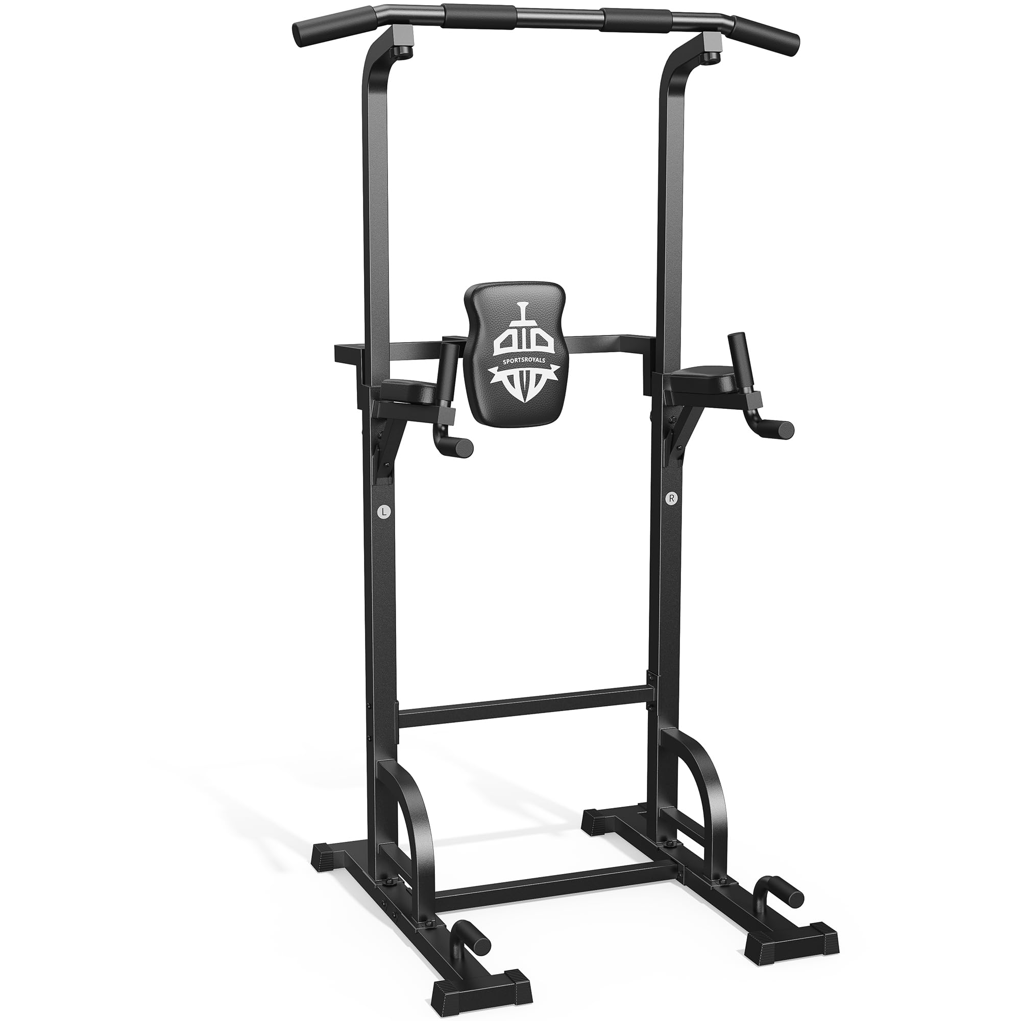 SPORTSROYALS Power Tower Pull Up Bar - 450LBS Dip Station