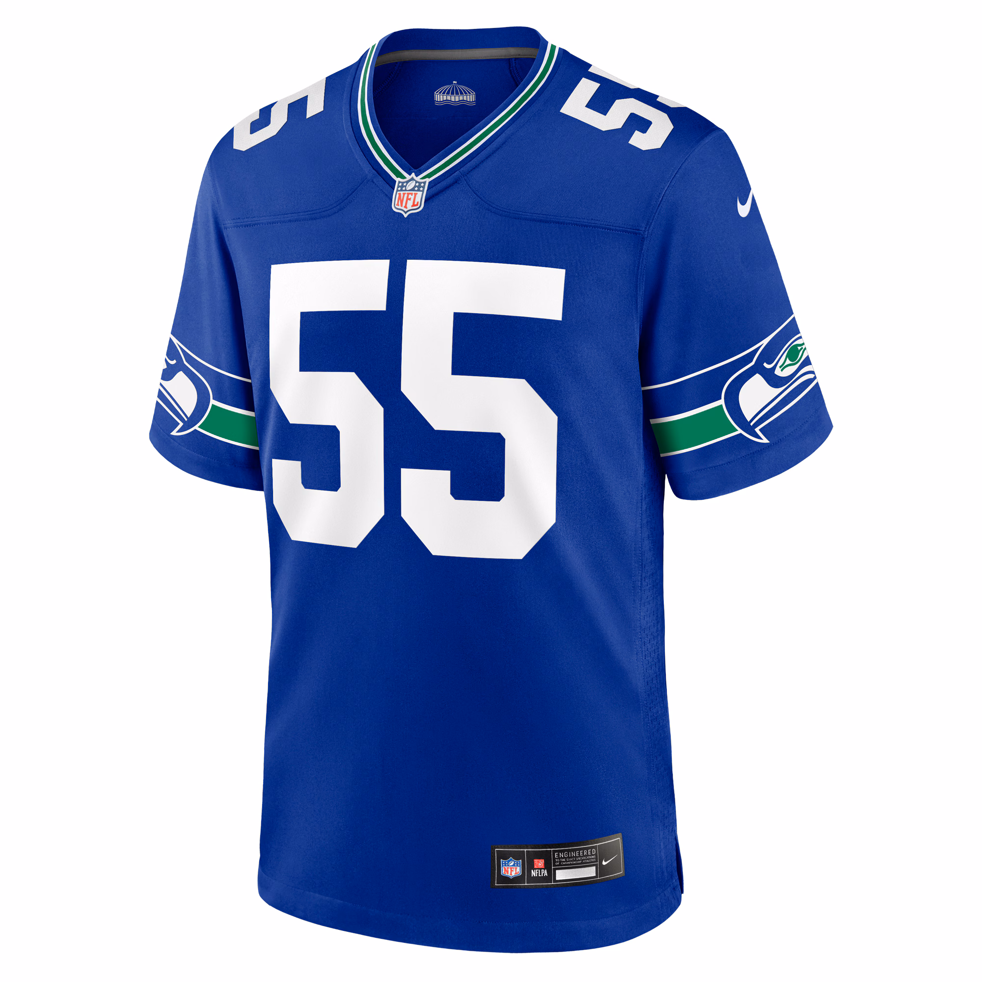 Brian Bosworth Seattle Seahawks Nike Retired Player Alternate Game Jersey - Royal