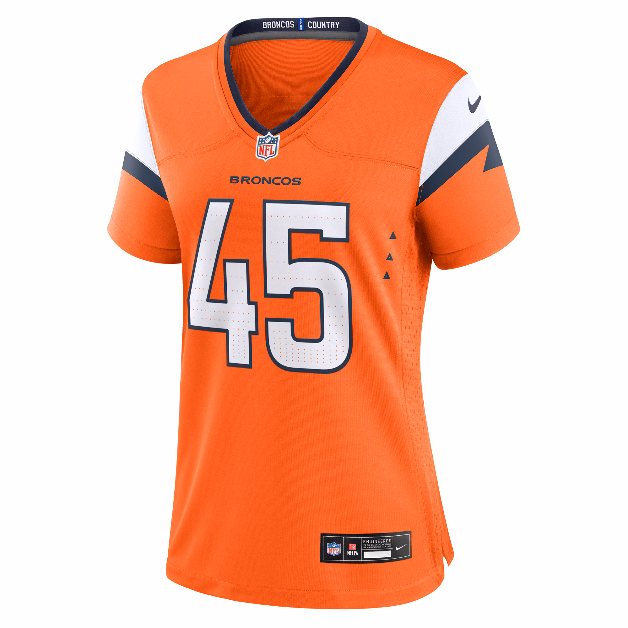 Nate Adkins Denver Broncos Nike Women's Team Game Jersey -  Orange