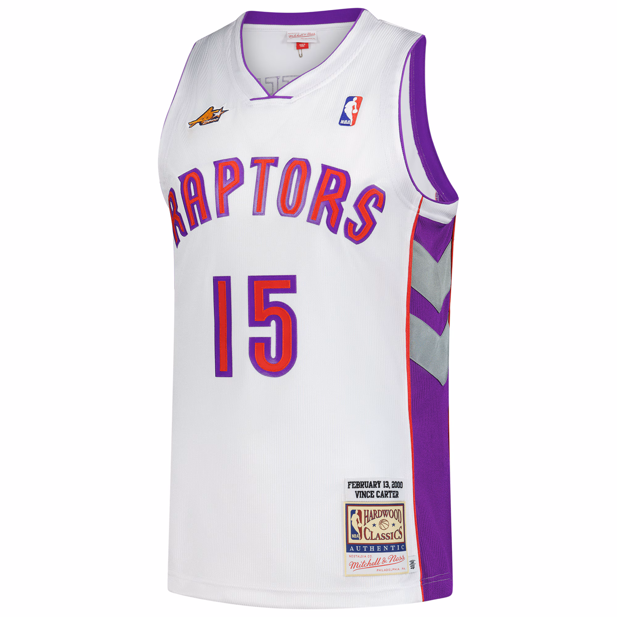 Vince Carter Toronto Raptors Mitchell & Ness 2000 NBA All-Star Game Authentic Jersey - White