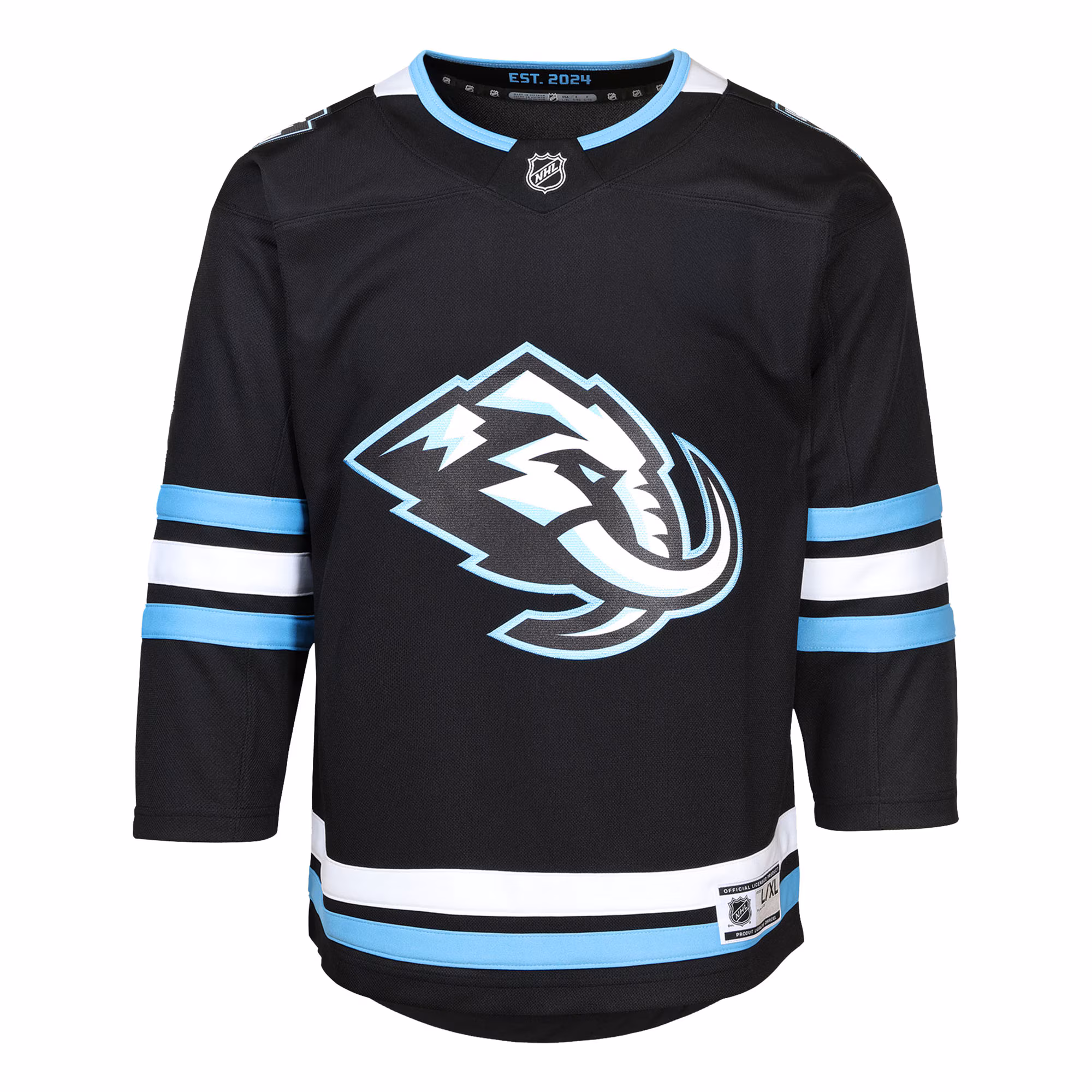 Utah Mammoth Youth Home Premier Jersey - Black