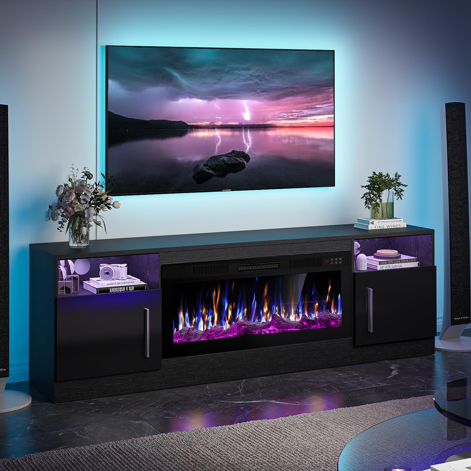 VITESSE Fireplace with TV Stand 36