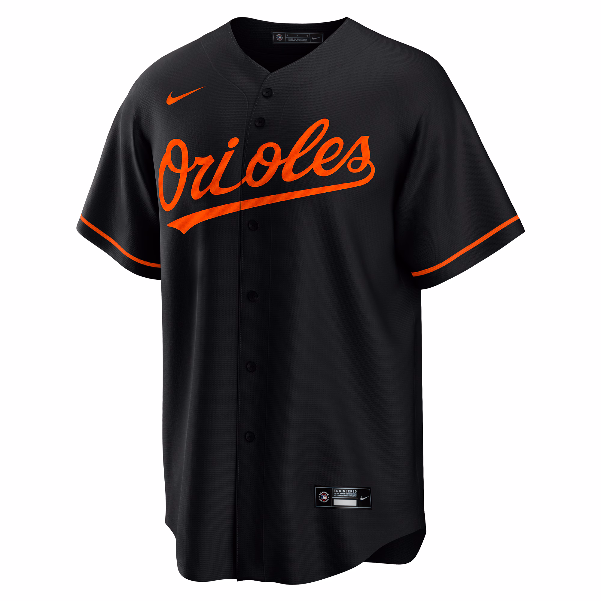 Adley Rutschman Baltimore Orioles Nike Alternate Replica Player Jersey - Black