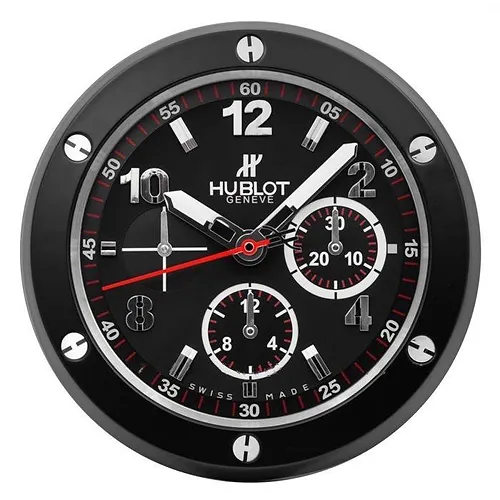 big bang black wall clock